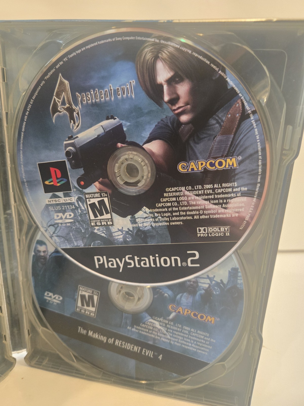 Resident Evil 4 Premium Edition Steelbook PS2 Game / Manual / Guide / Bonus DVD