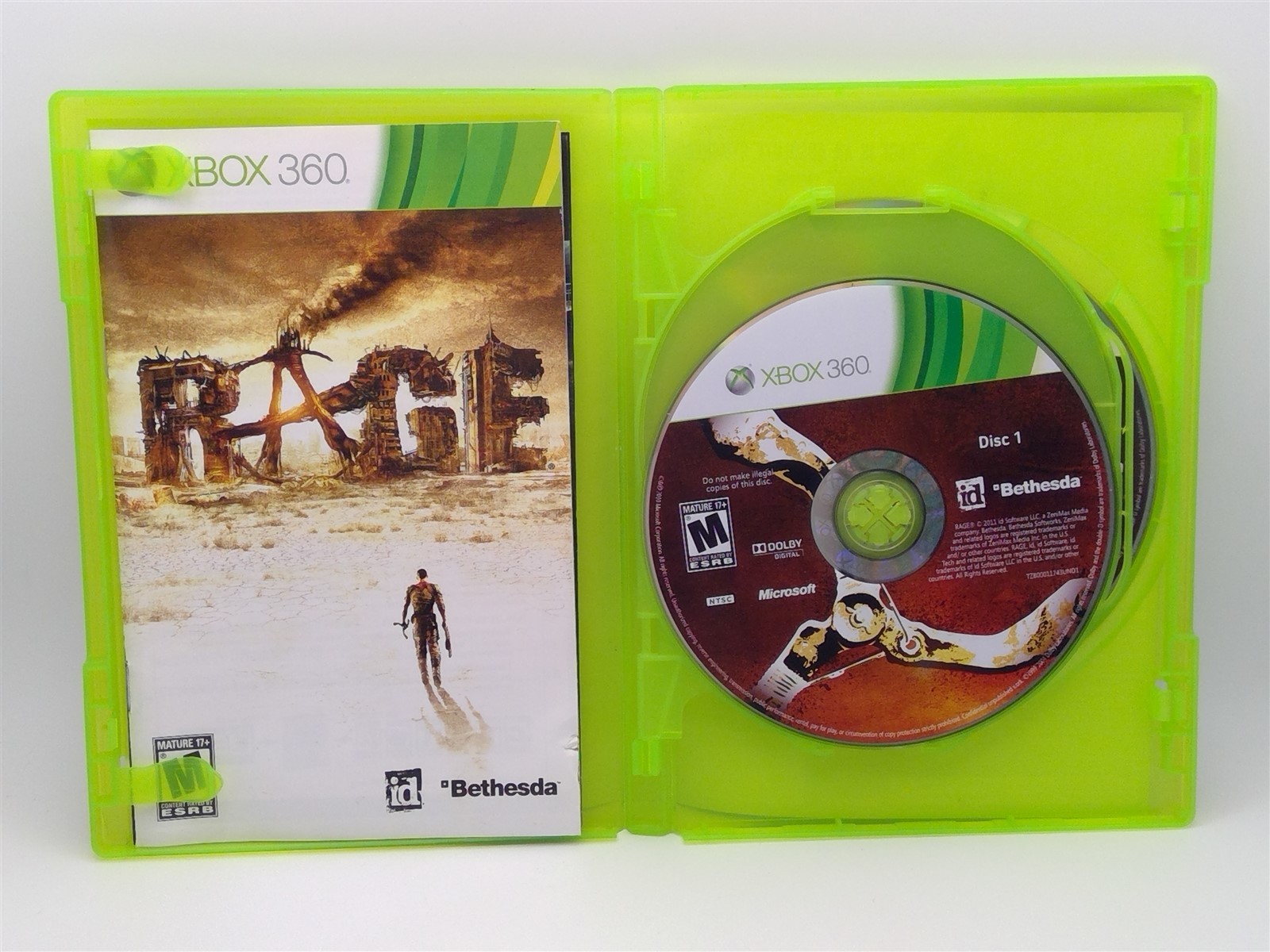 Rage (Xbox 360, 2011) Complete Tested Working – Free Ship