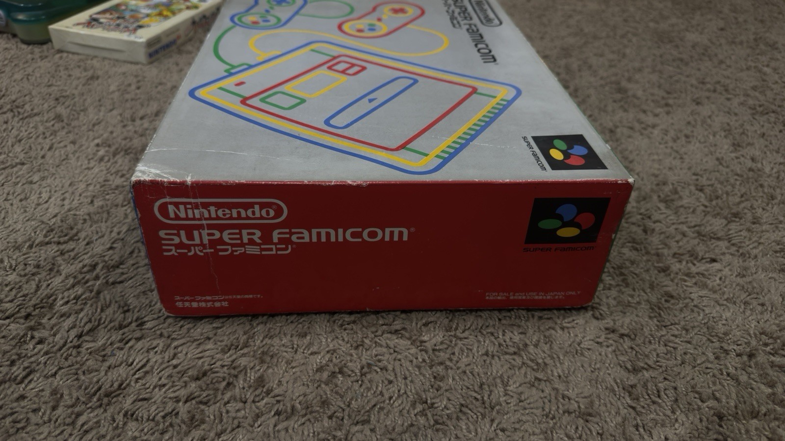 Nintendo Super Famicom SHVC-001 Console w/ Original Box Manuals & 2 Controllers