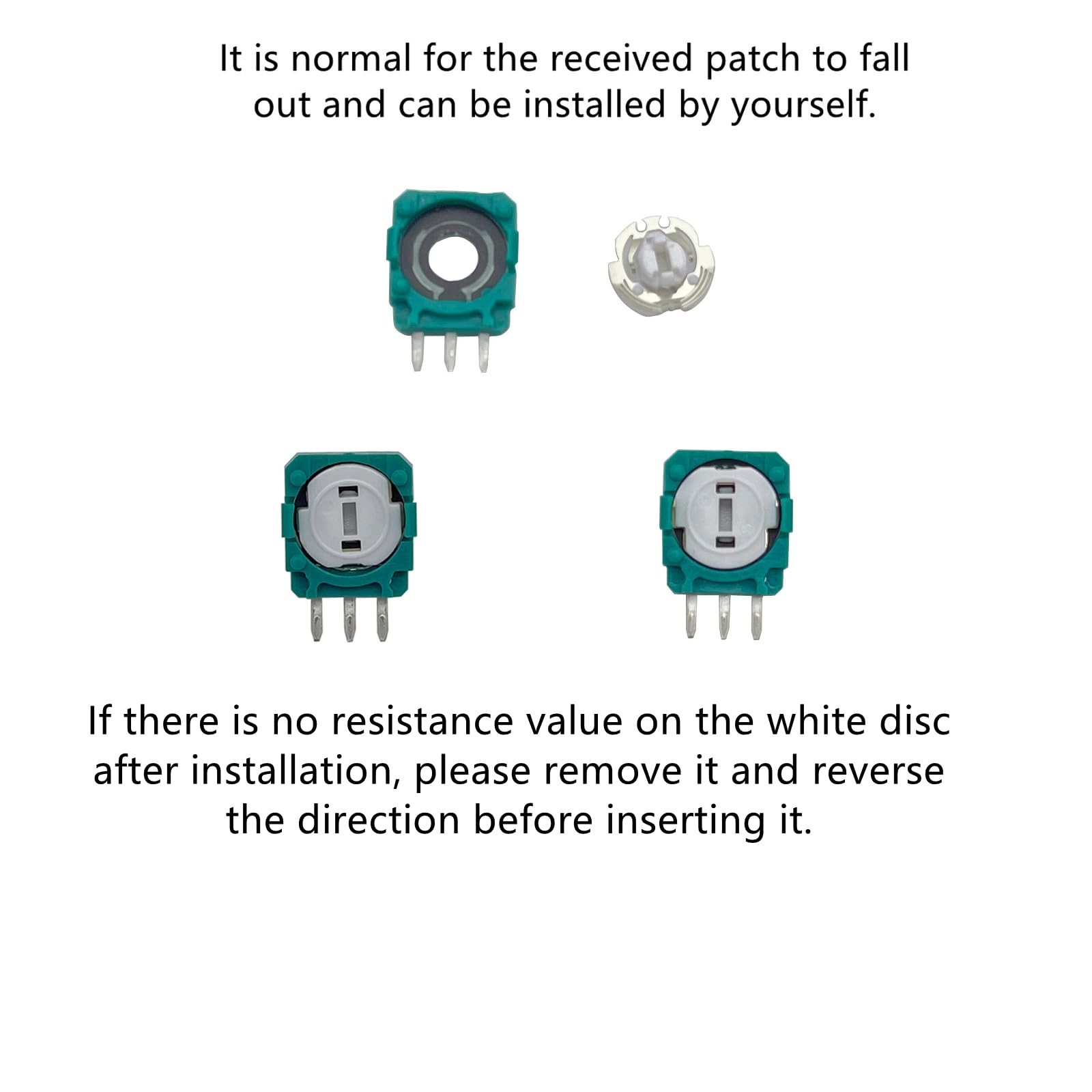 Onyehn 20pcs Replacement Trimmer Potentiometer Sensor for Xbox Turquoise