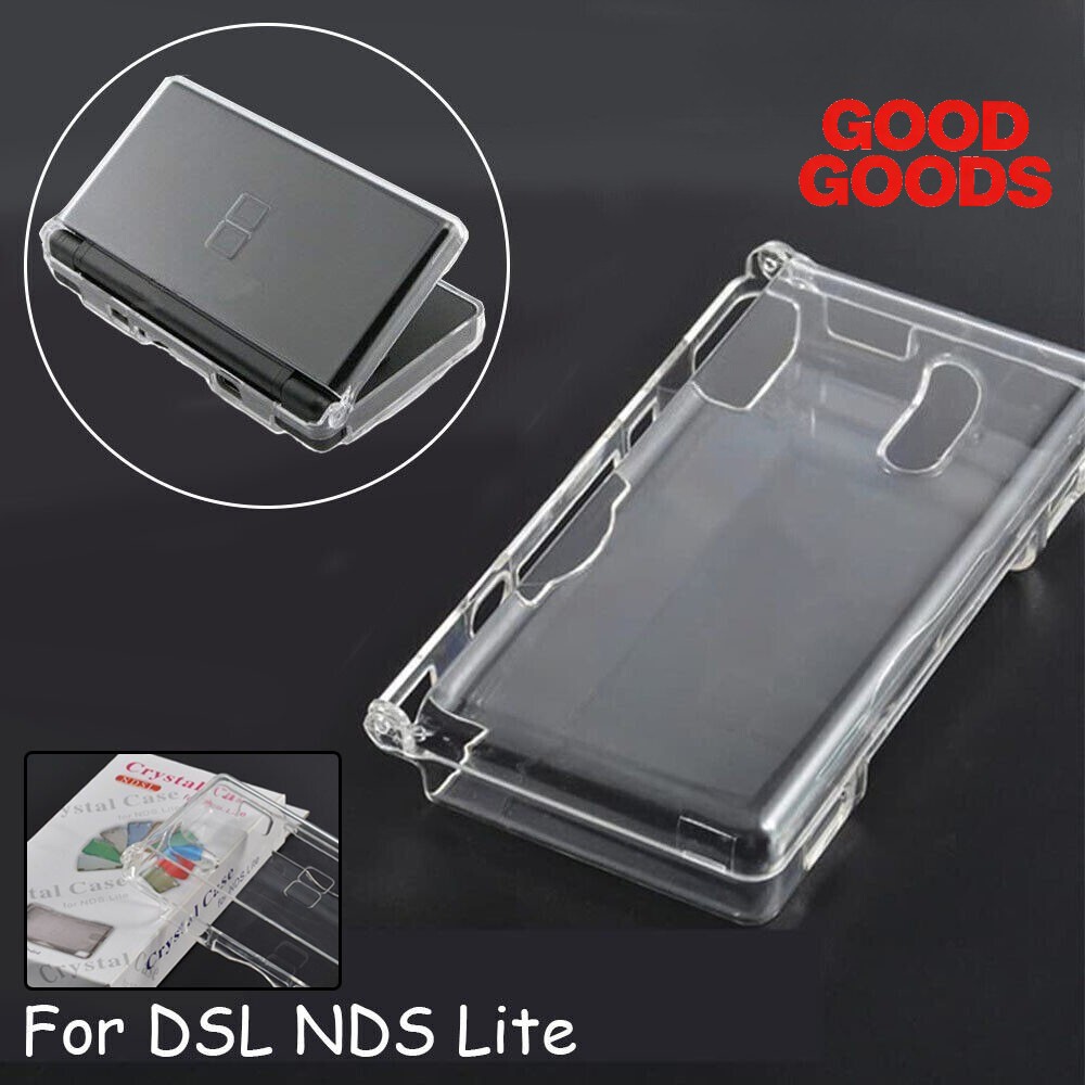 Hard Clear Crystal Protective Cover Case for Nintendo DSL NDS Lite NDSL Console