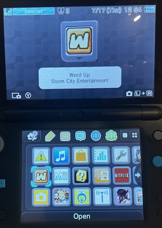 Word Up (Nintendo DS, 2011). Tested and working.