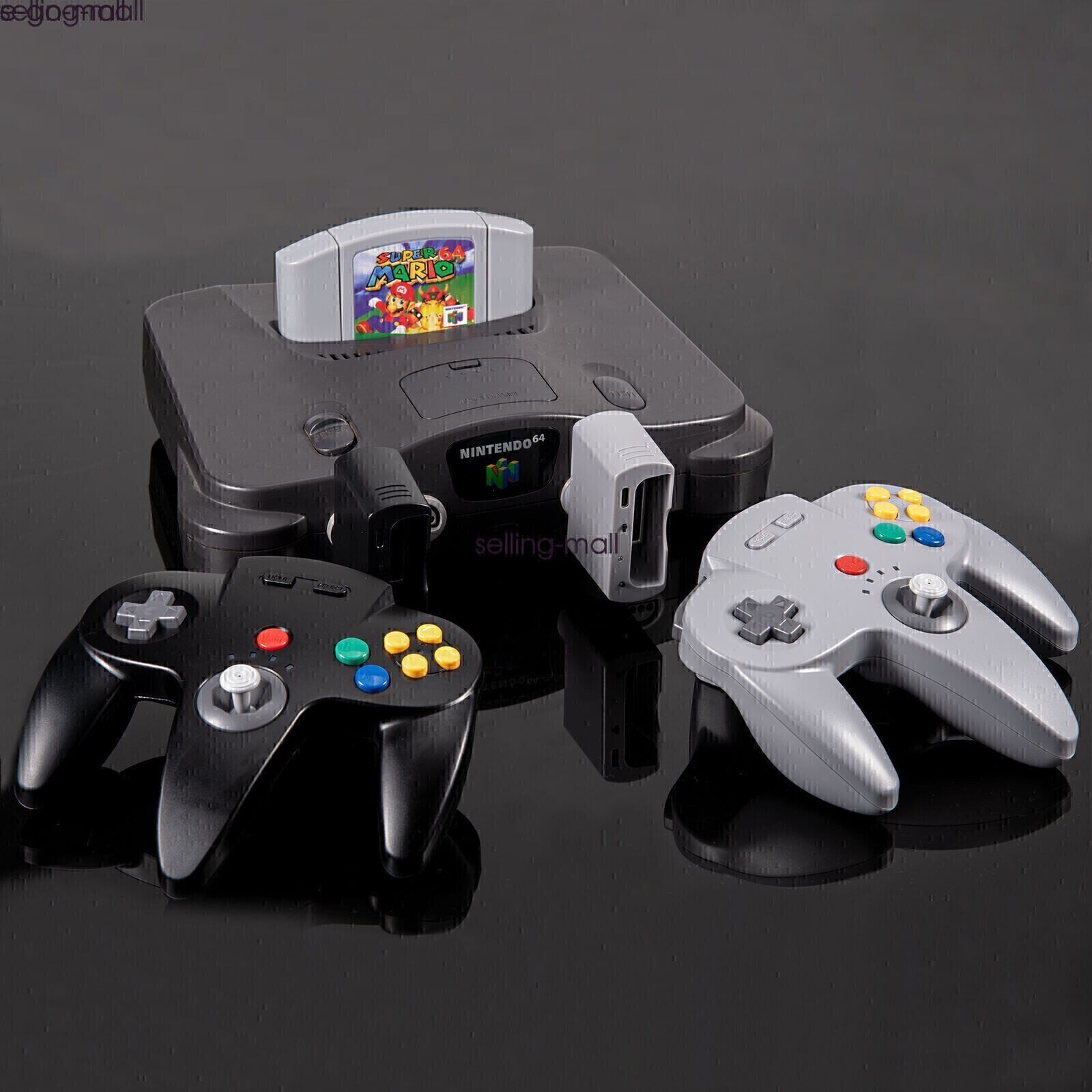 Wireless N64 Controller Remote Game Pad w/ Rumble Pak for Nintendo N64 Console