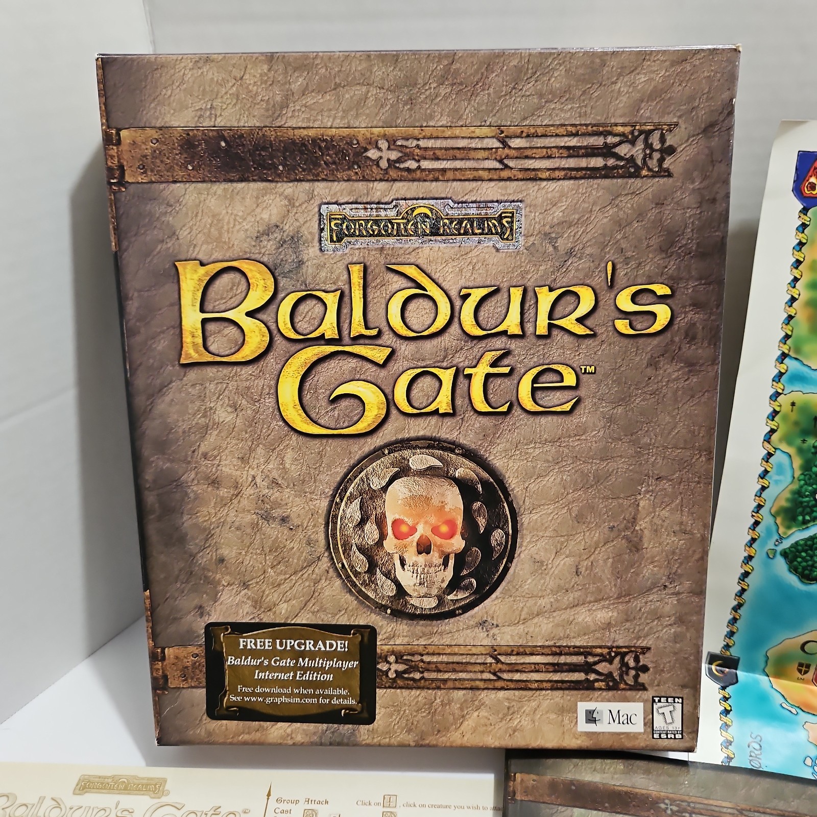 Baldur’s Gate Big Box PC 1998 Forgotten Realms Mac Complete