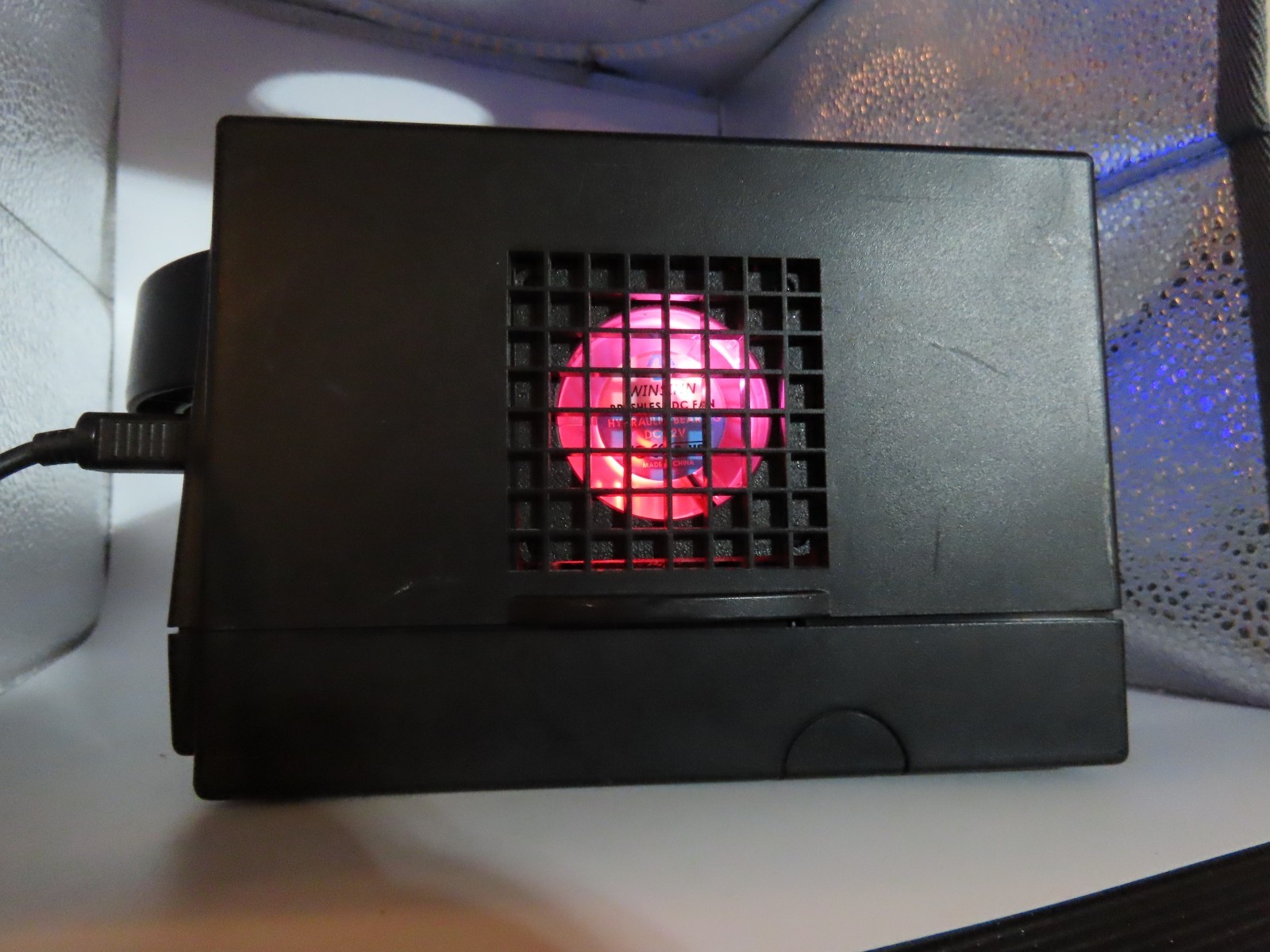 Nintendo GameCube Fan Assembly color changing multi colored light mod DEMO VIDEO