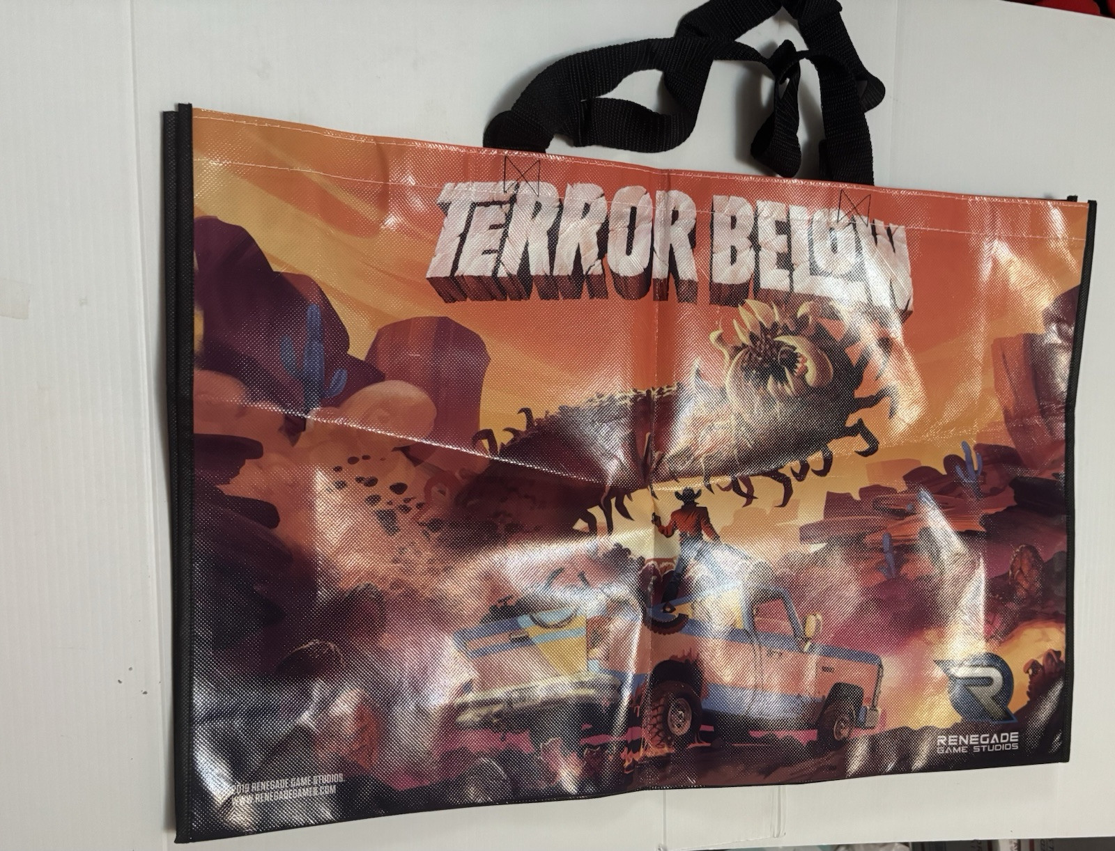 Terror Below Pathfinder 2019 Tote Bag Renegade Game Studios Paizo 24”x16” Rare