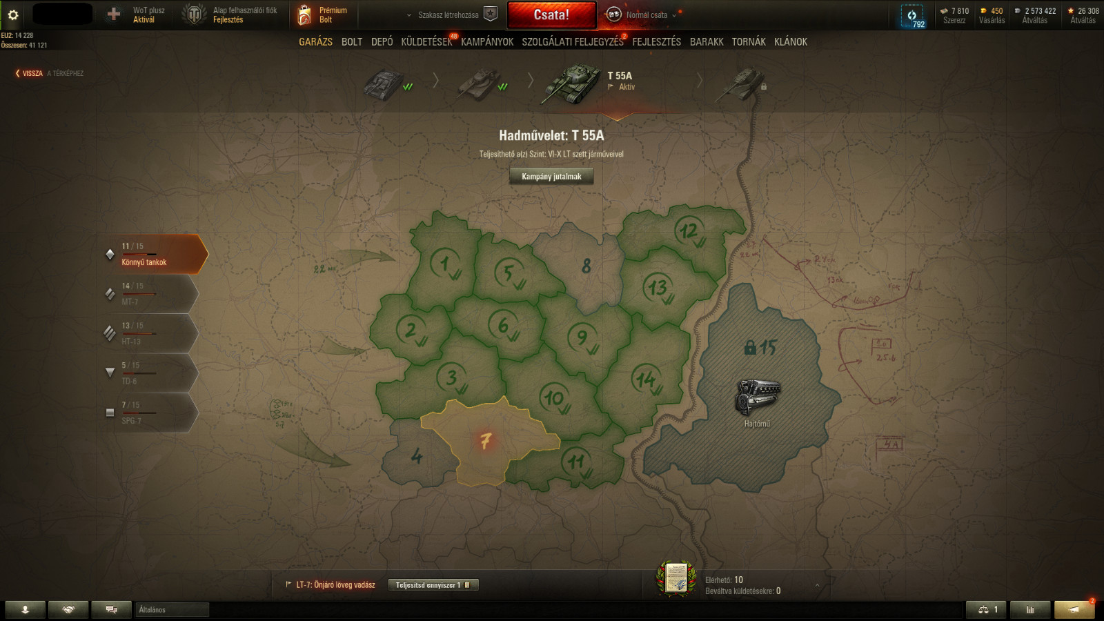 WOT account with A LOT OF CONSUMABLES, Tier 10-9-8 tanks, and premiums! – EU!