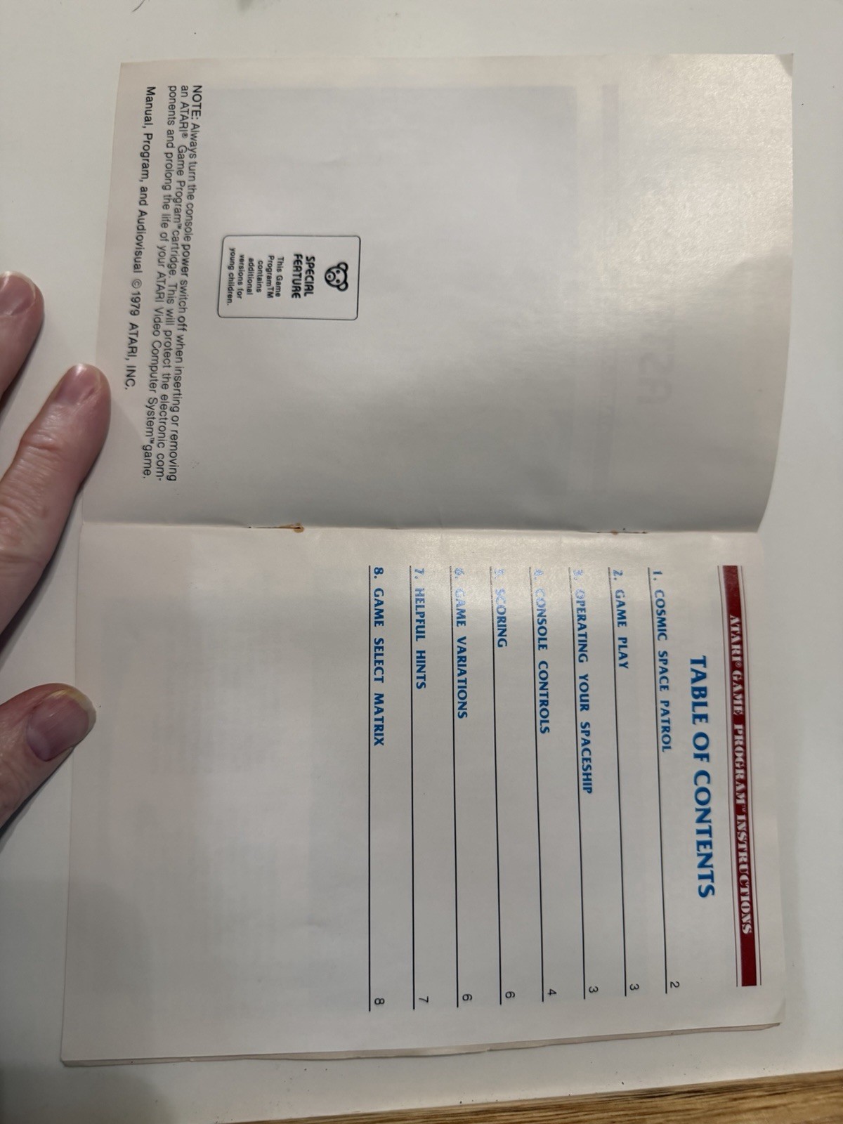 Asteroids 1981 COMPLETE w/box, Manual And Game
