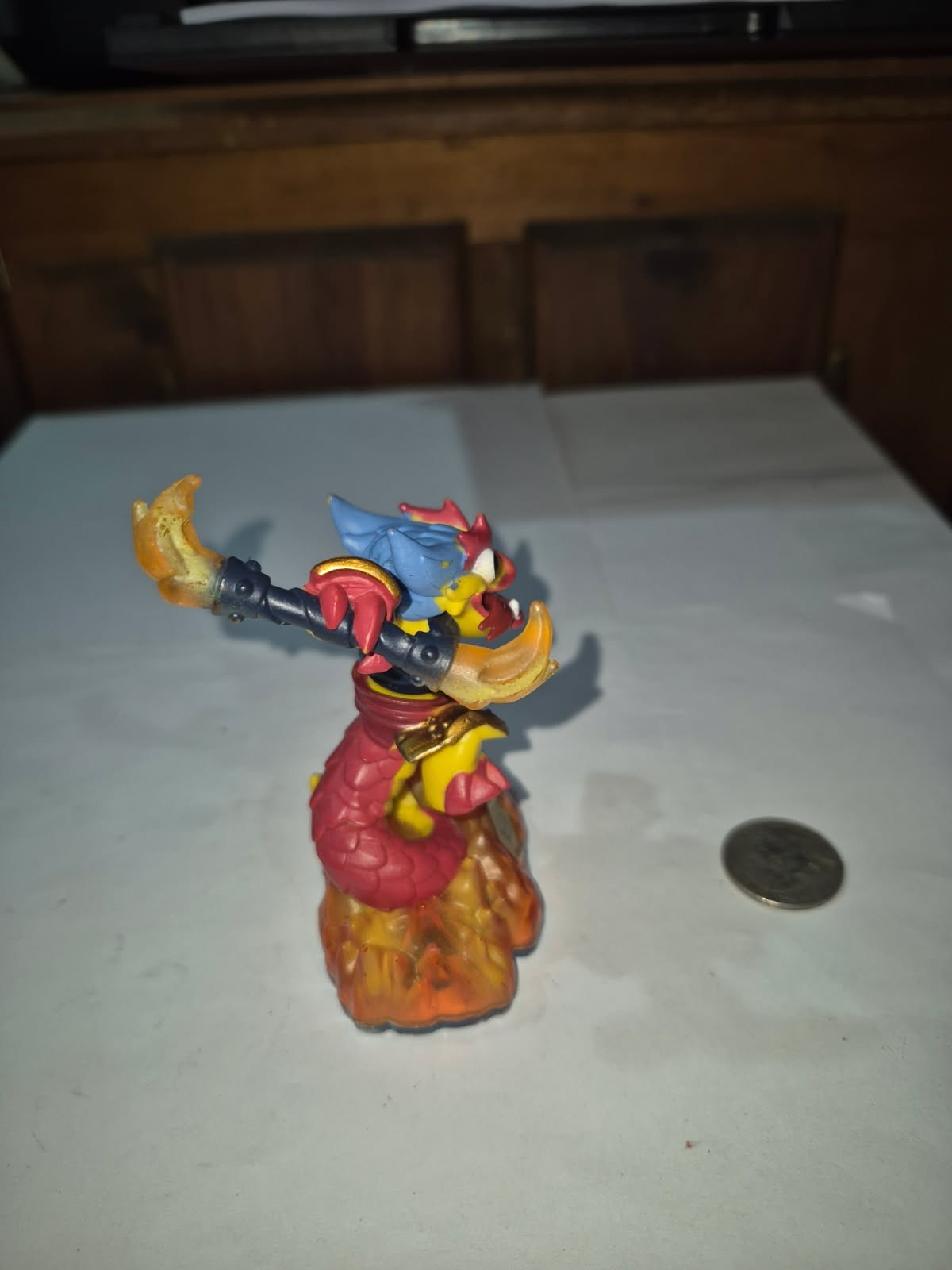 Skylanders Swap Force FIRE KRAKEN 2013 Blue Base 84799888 Swappable Figure DRS4