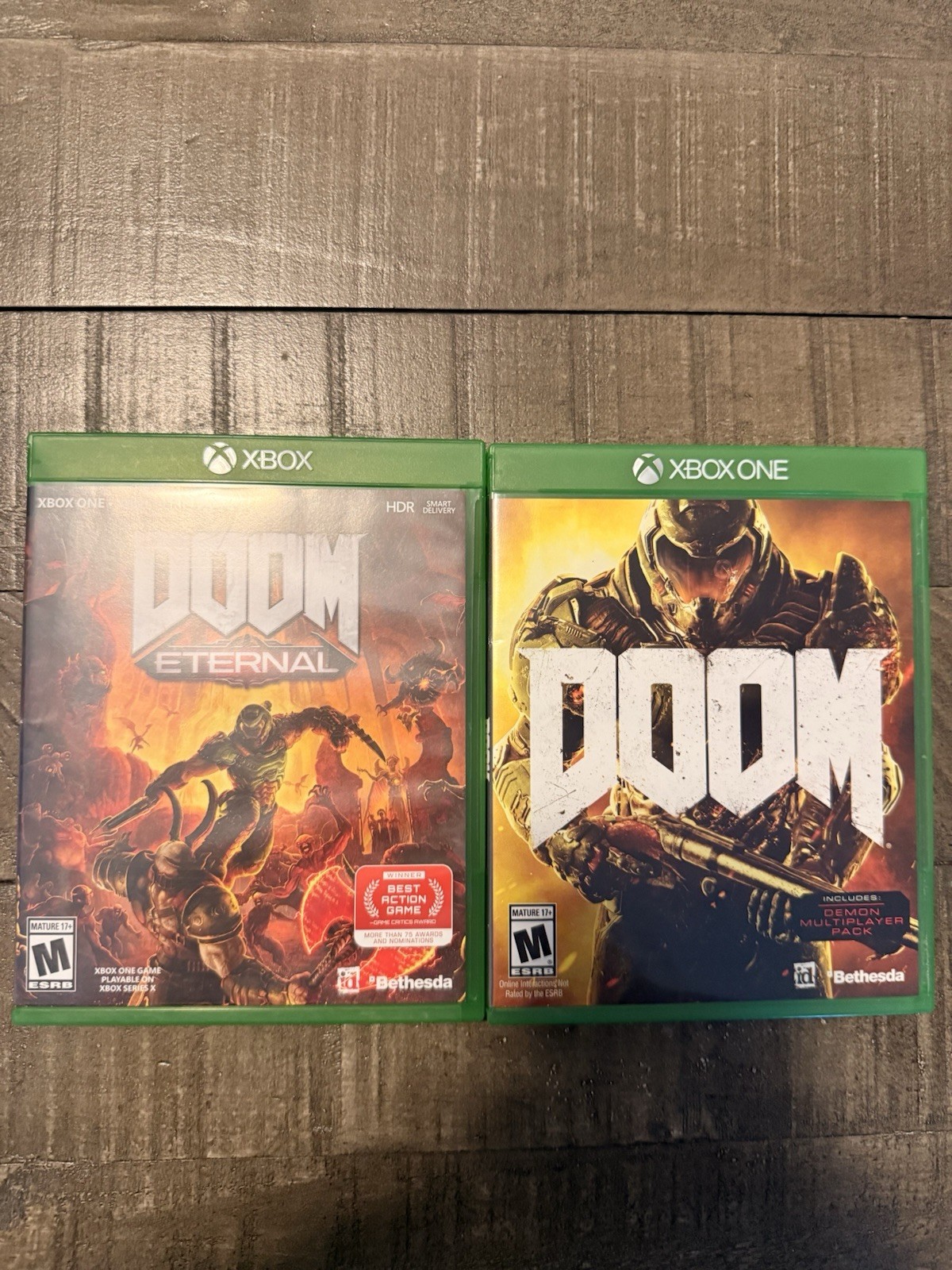 Bethesda DOOM Xbox One Games Lot 2: DOOM & DOOM Eternal