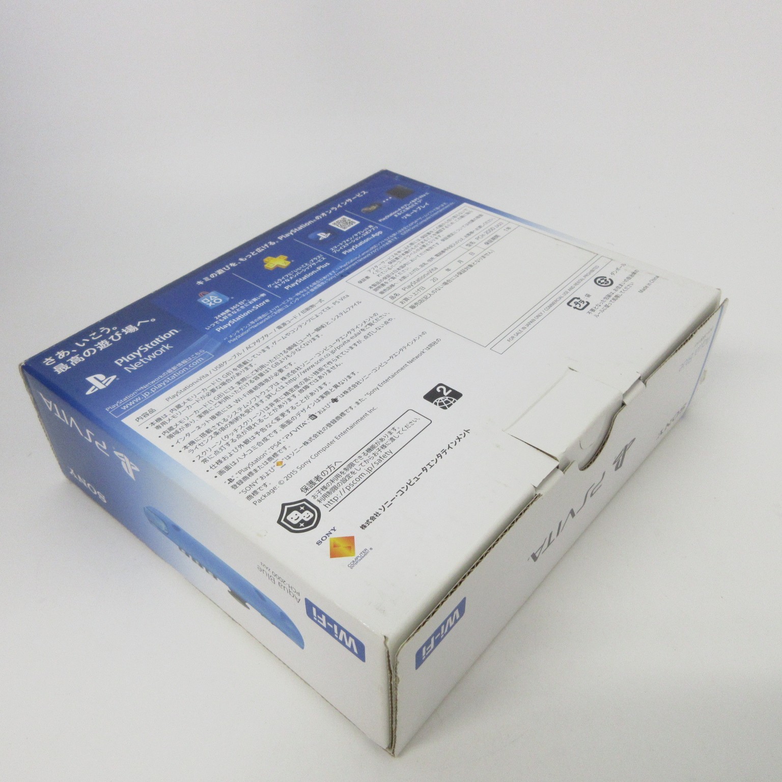 【Near Mint】Sony PS Vita PCH-2000 Aqua blue Wi-Fi Model Console #RET08/0704/05