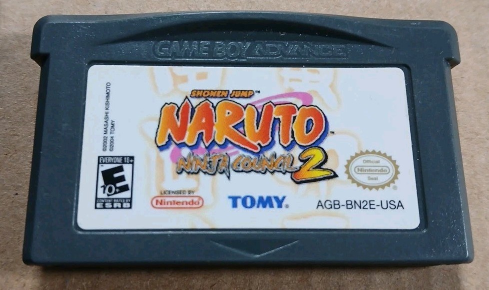 NARUTO Ninja Council 2 Game Boy Advance Video Game-Tested & Works!