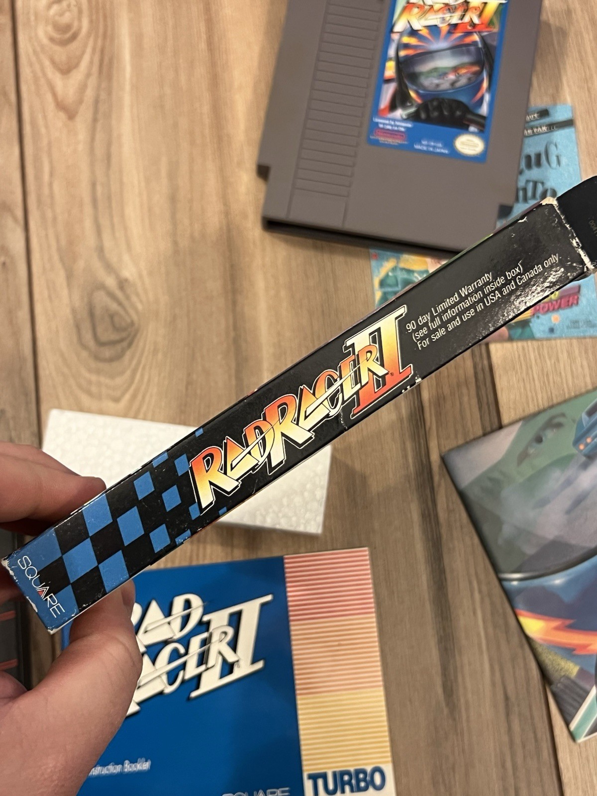 Rad Racer II (Nintendo NES, 1990) CIB Complete w/ Poster & Inserts Tested Works