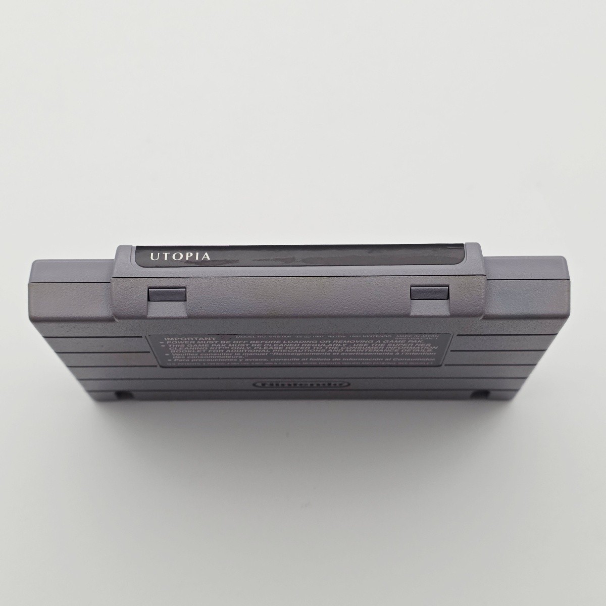 Utopia The Creation of a Nation SNES Authentic Tested Cartridge Only