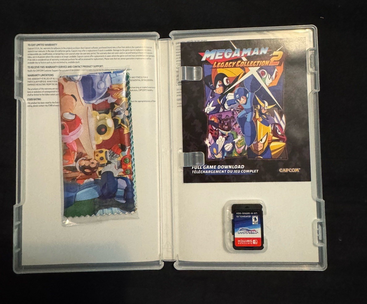 Mega Man Legacy Collection 1 + 2 – Nintendo Switch DLC Cleaning Cloth 30th