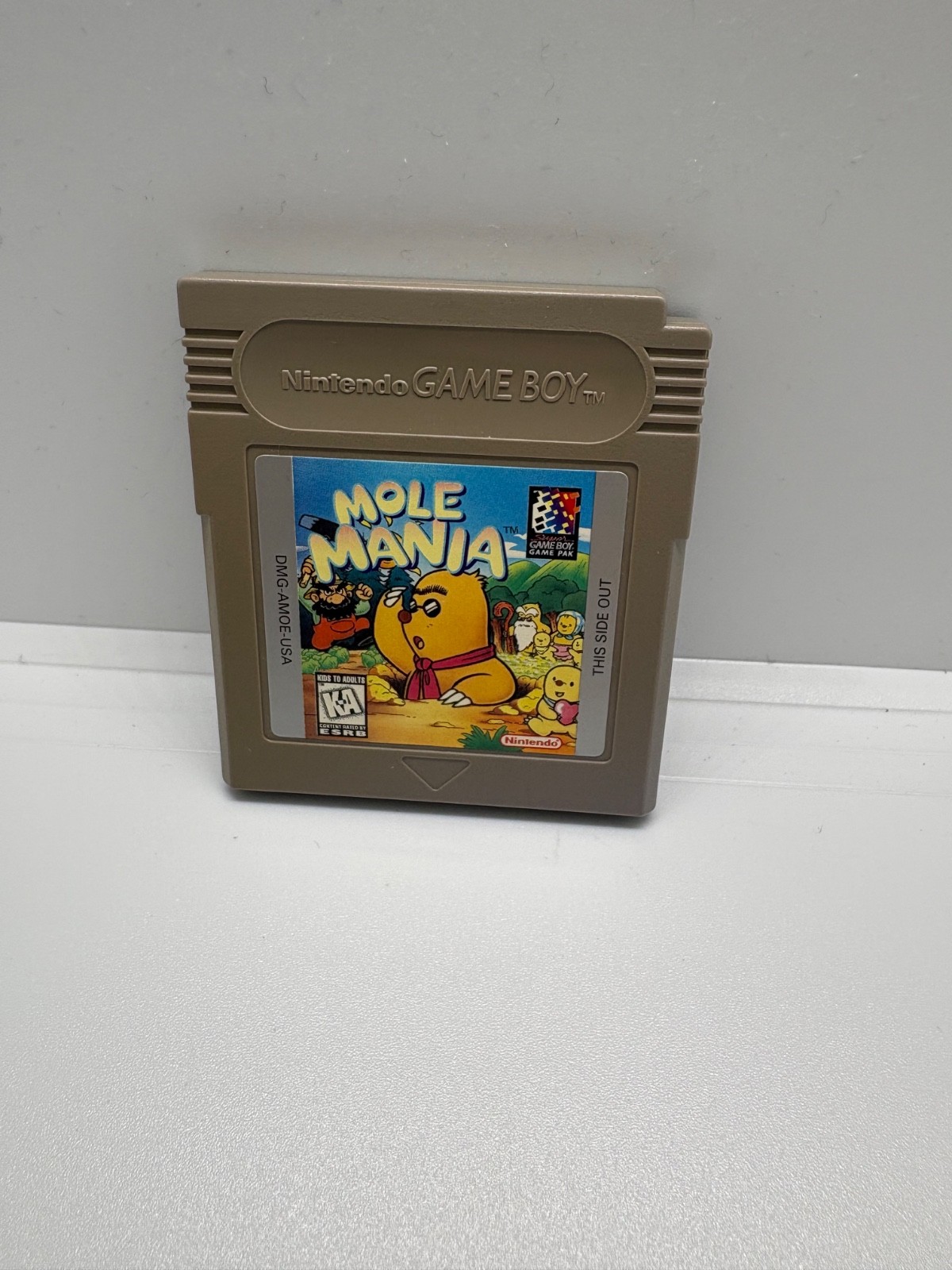 Mole Mania (Nintendo Gameboy Game Boy) Complete CIB Tested Saves