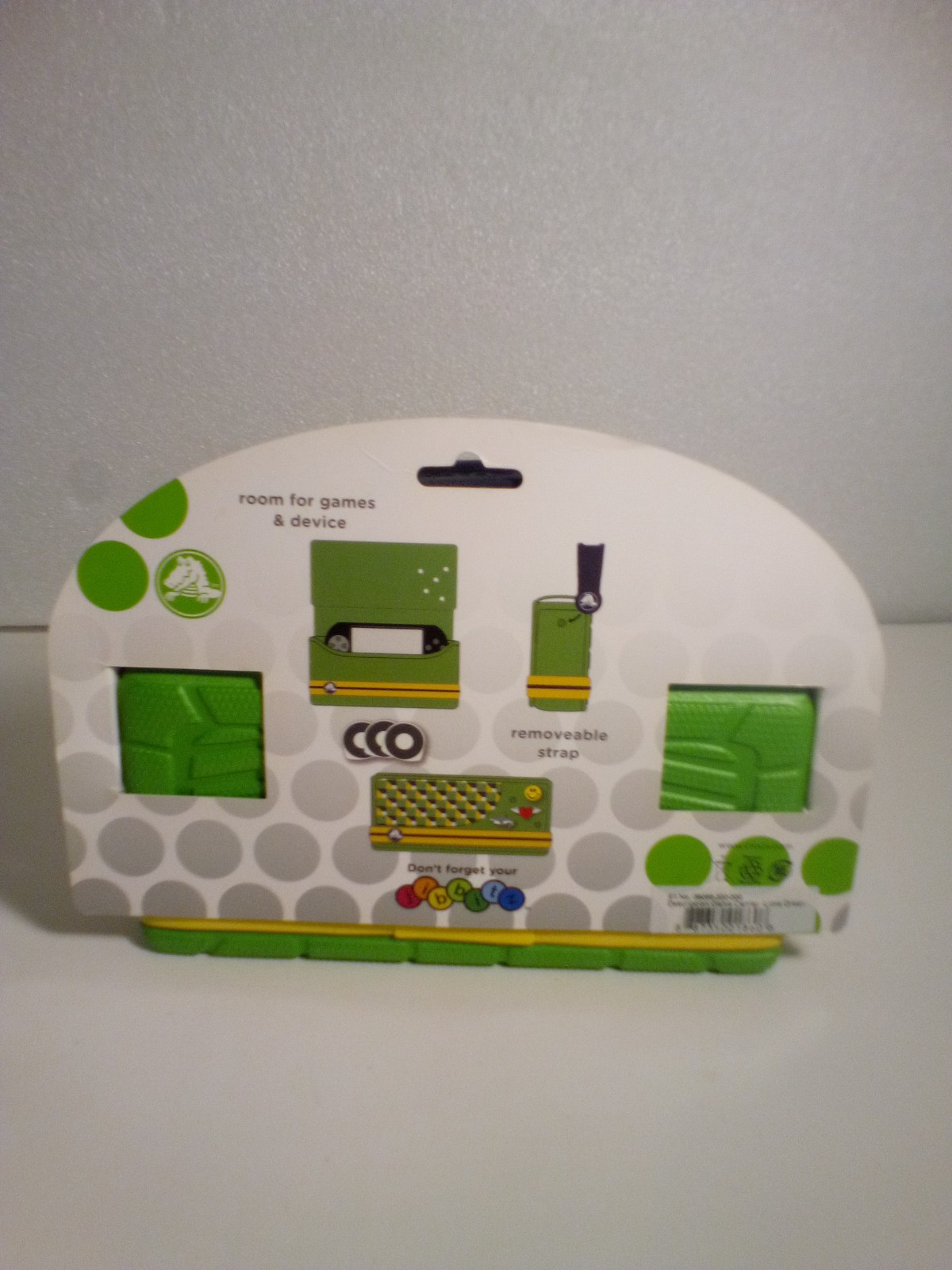 Jibbitz Crocs Universal Game Carrier for Most Portable Game Devices Lime Green