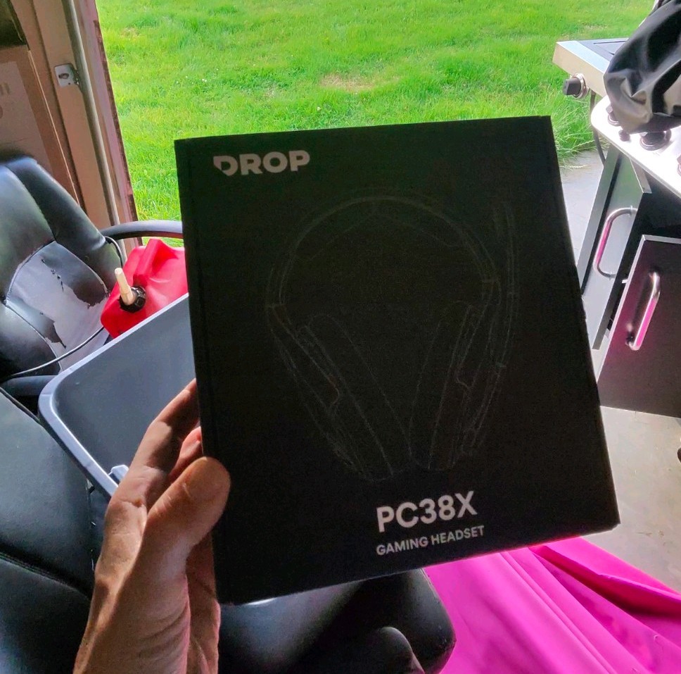 Drop + EPOS PC38X Gaming Headset Noise-Cancelling Microphone with Over-Ear Op…