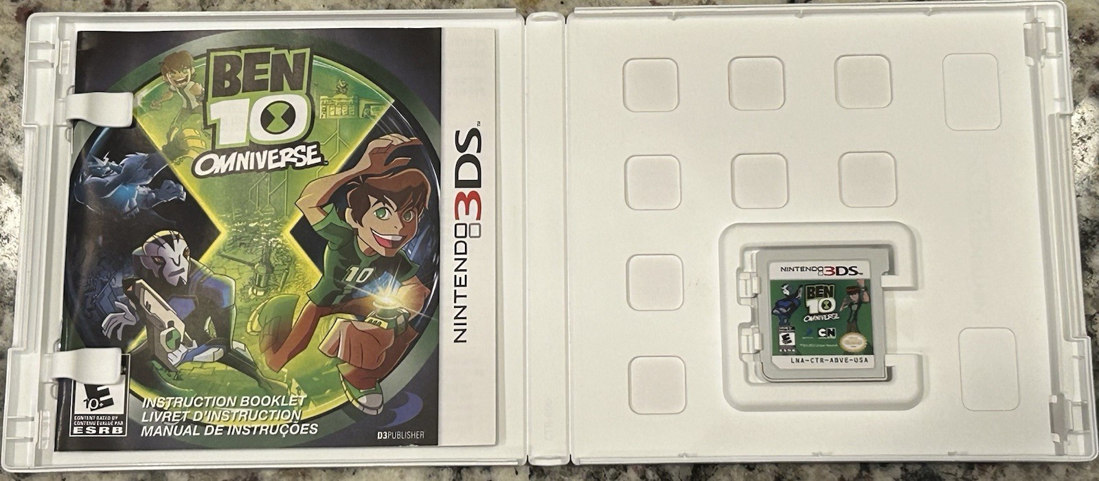 Ben 10 Omniverse – Complete in Box + Manual CIB – Nintendo 3DS – Cartoon Network