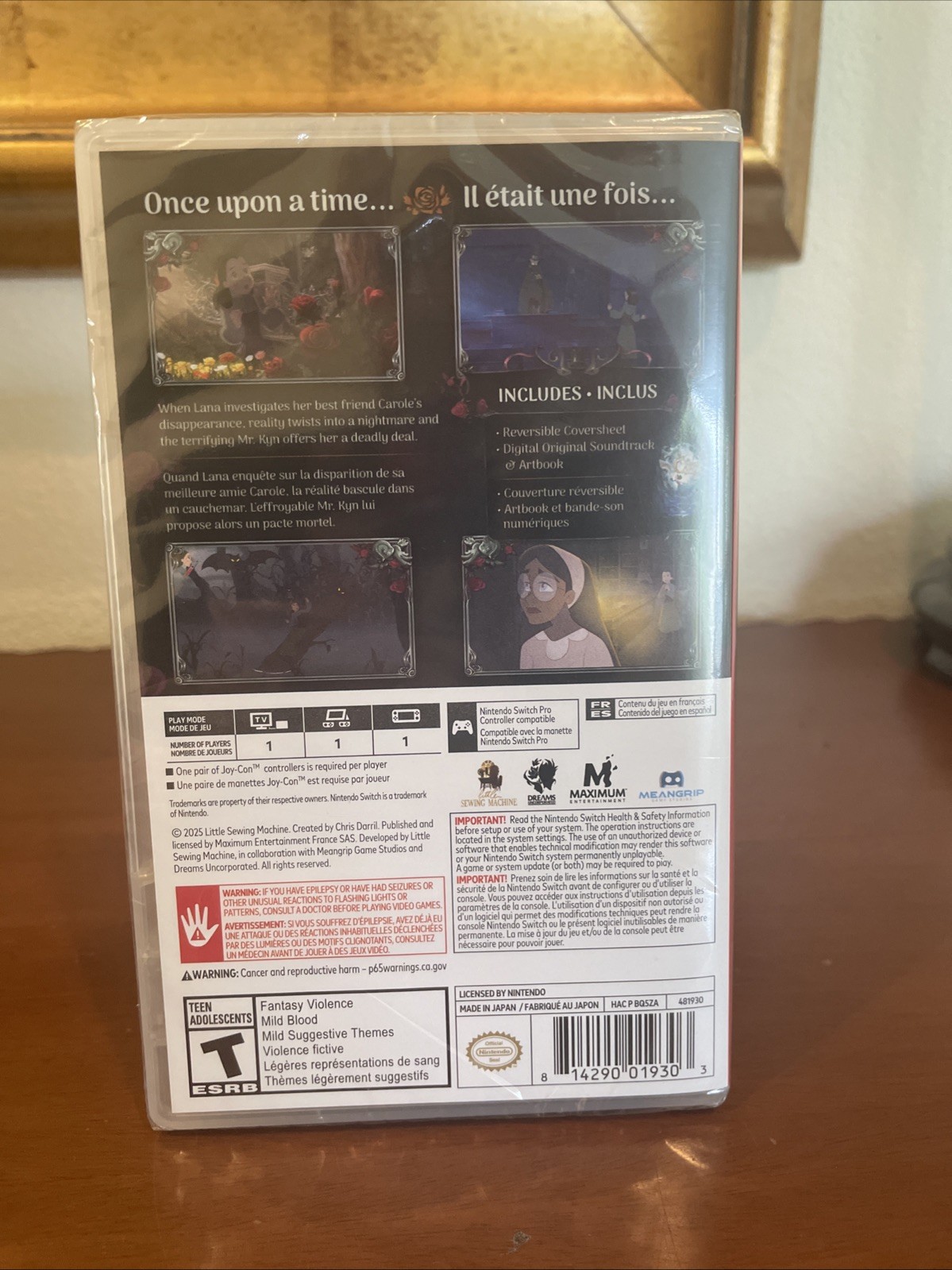 Bye Sweet Carole – Nintendo Switch BRAND NEW SEALED COPY