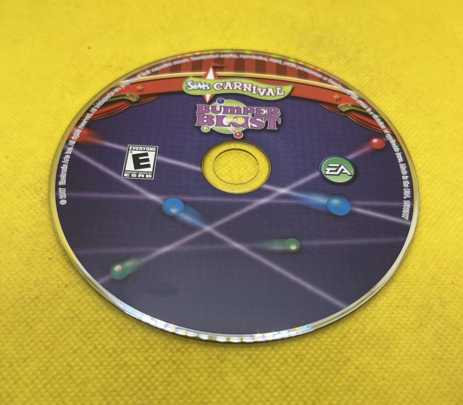 The Sims Carnival Bumper Blast (PC CD-ROM, 2007, EA w/ Manual, CD Key)
