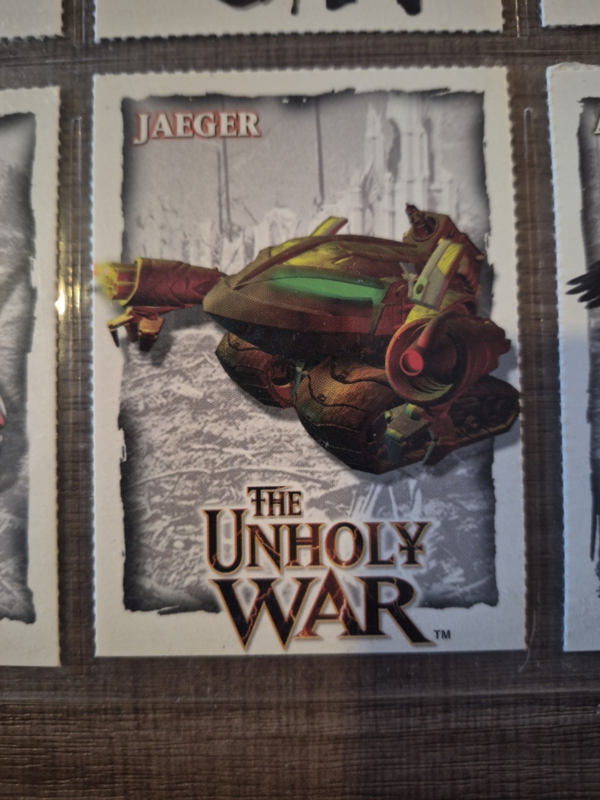 Vintage The Unholy War PlayStation 1 One character card sheet Crystal Dynamics