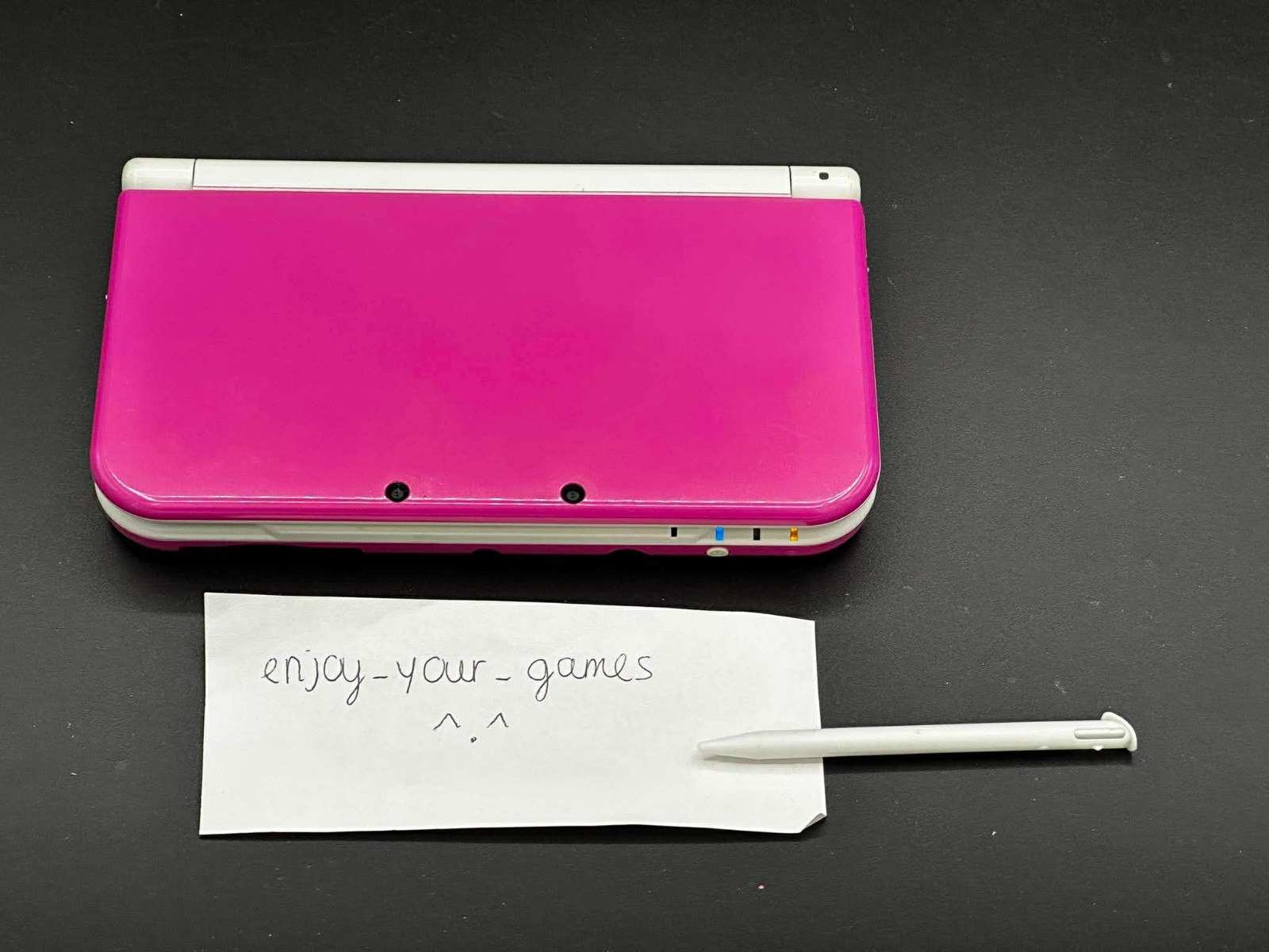 Nintendo New 3DS XL LL Pink White | English | Charger | USA Seller-SHIP IN 1-DAY