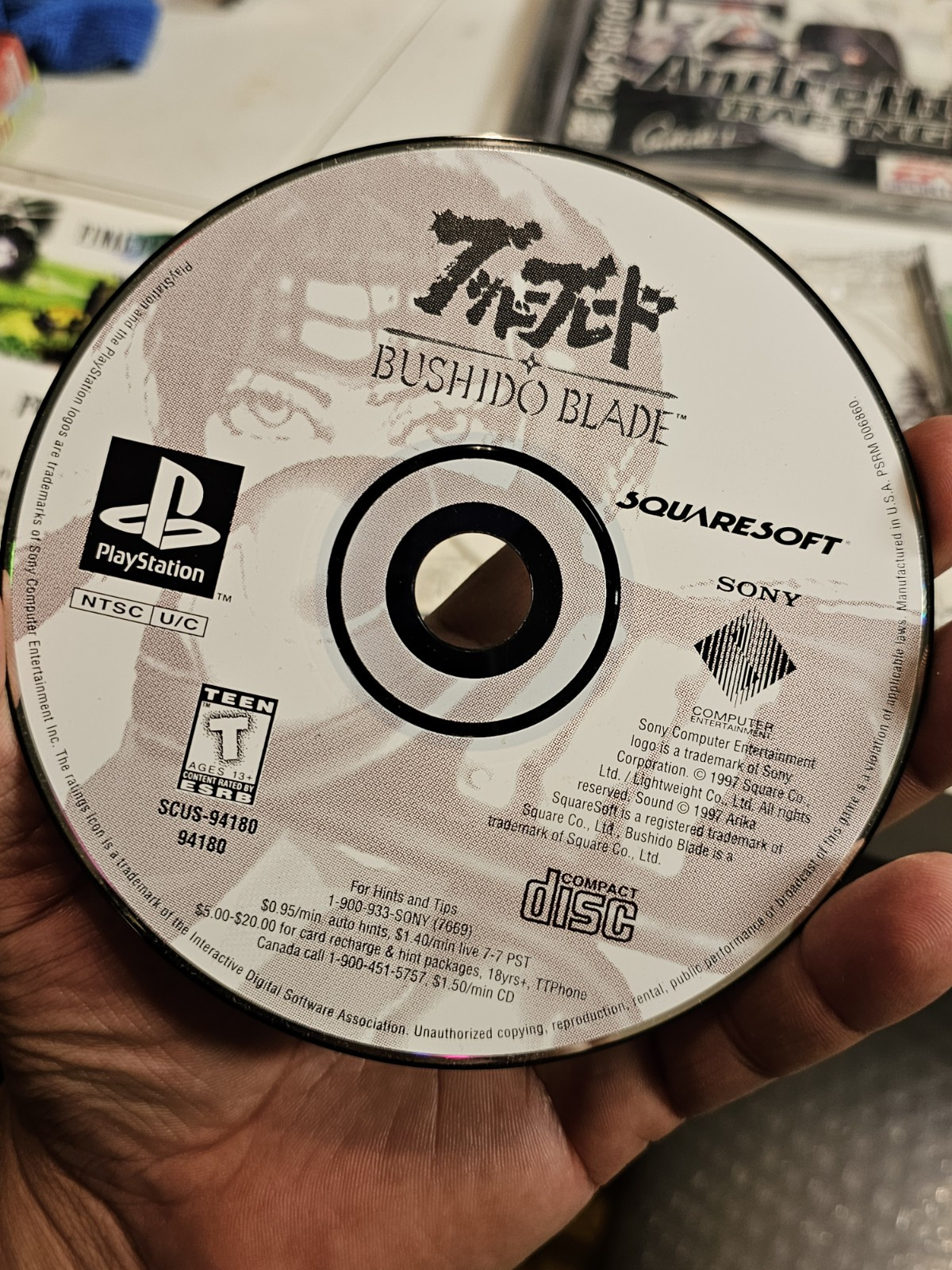 PS1 GAME LOT black Label Bushido Blade, Jet Moto 1 2 3 Sony PlayStation 1 PSX
