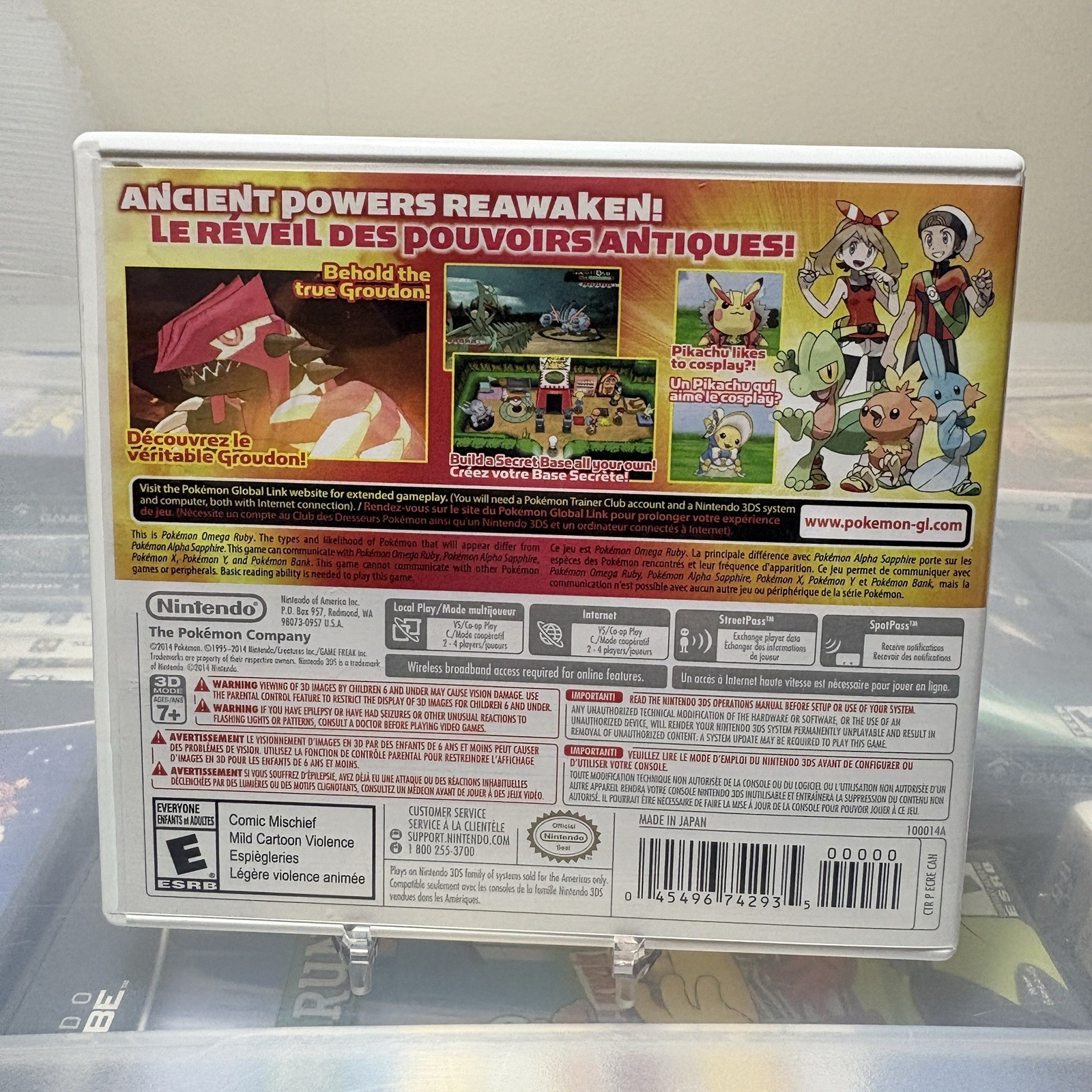 Pokemon Omega Ruby Nintendo 3DS Complete CIB Tested Authentic Clean Fast Ship