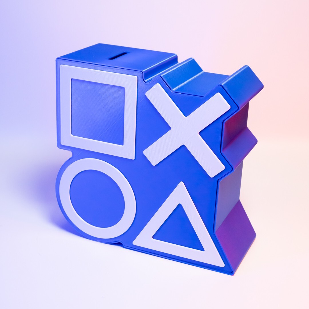 PlayStation Buttons Piggy Bank