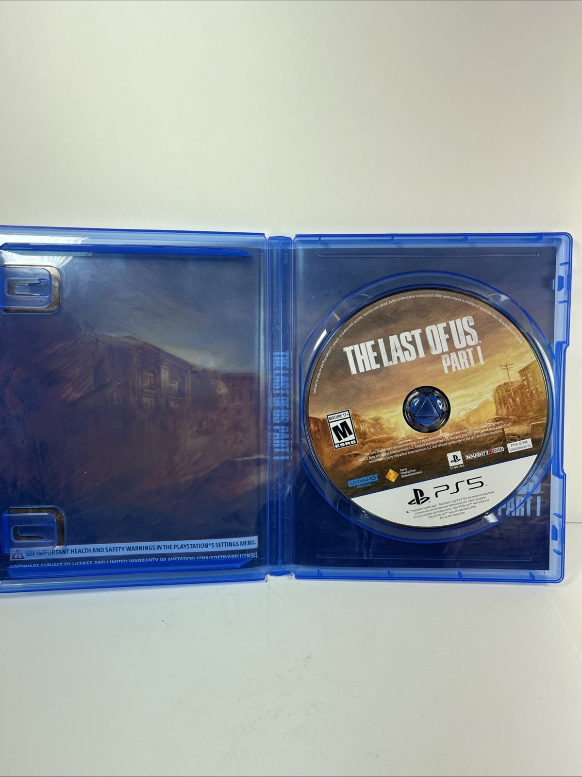 Sony The Last of Us Part I PS5 M Action Adventure NTSC-U/C Ultra HD Blu-ray Case