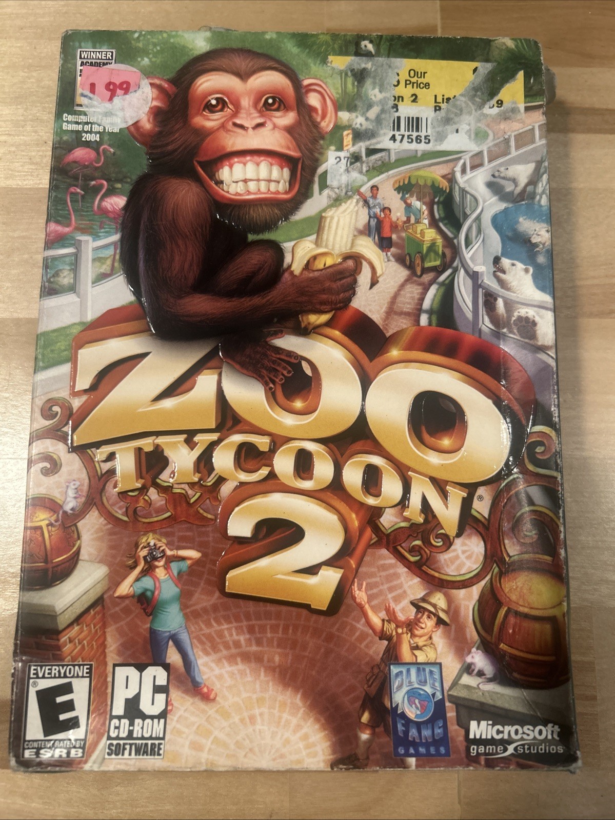 Microsoft Zoo Tycoon 2 Windows PC Computer Game
