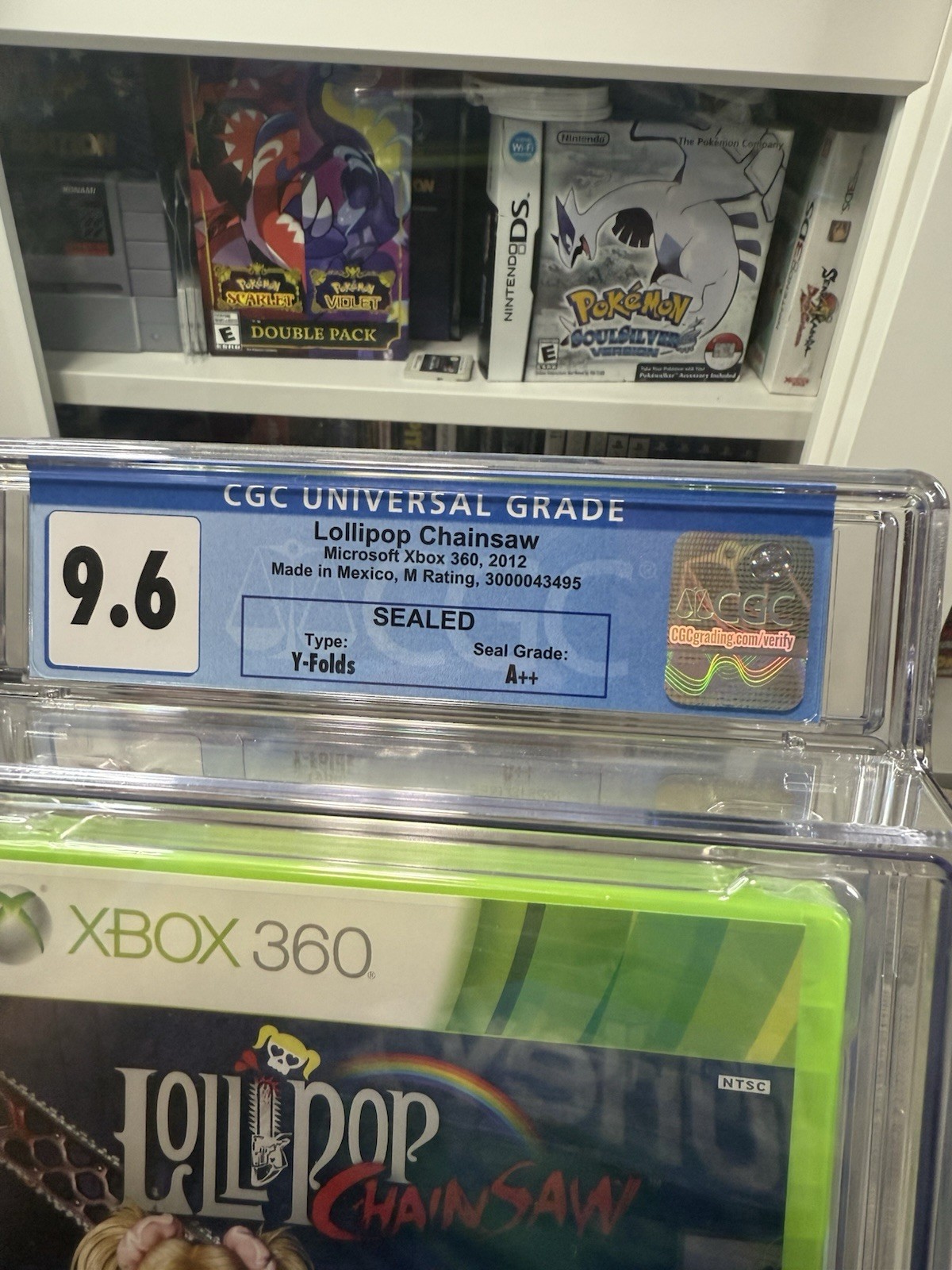 Lollipop Chainsaw Mircosoft Xbox 360 Brand New Graded CGC 9.6 Sealed A++