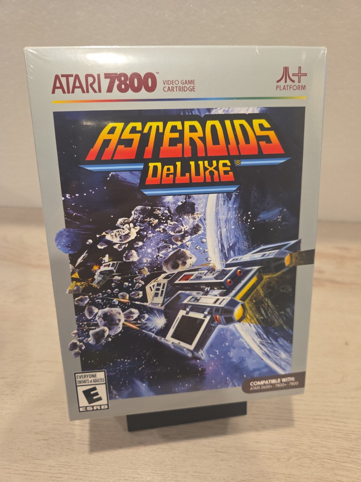 New Sealed ASTEROIDS DELUXE ATARI 7800 + Game Cartridge NIB 2600+ FREE SHIPPING