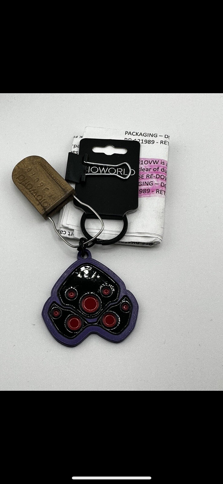 OVERWATCH – WIDOWMAKER Logo Official PROTOTYPE Keychain Blizzard Entertainment