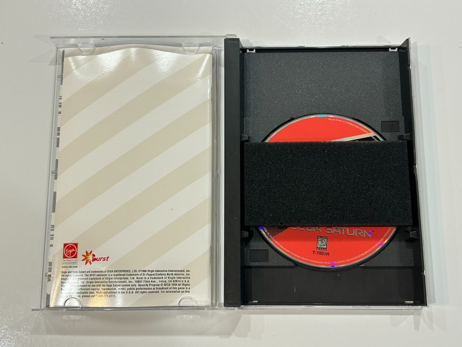 Spot Goes to Hollywood (Sega Saturn 1996) CIB Complete w Manual, Reg, Foam EX/NM