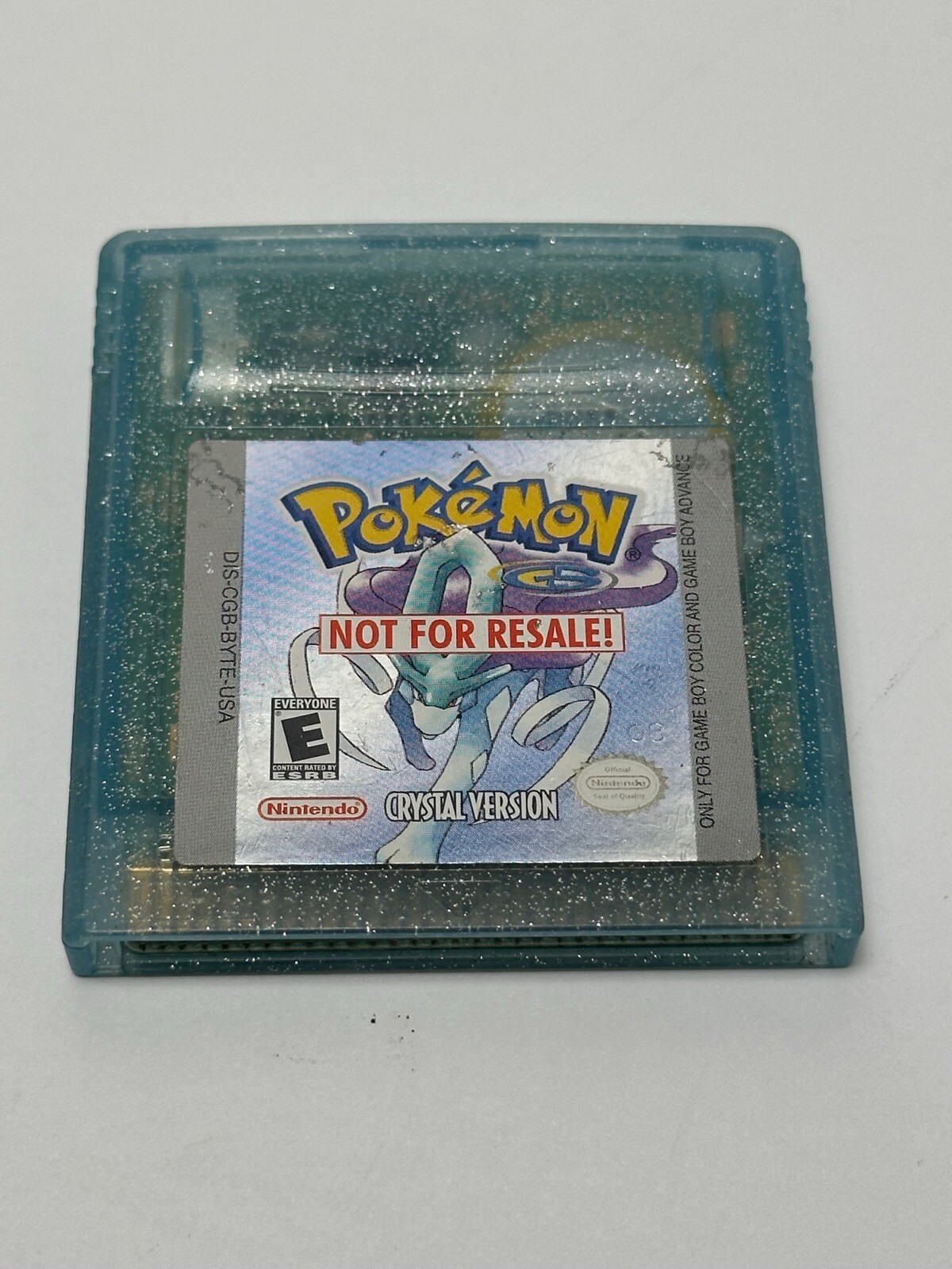 RARE Pokemon Crystal Version (Game Boy Color, 2001) “Not for Resale” Edition NFR