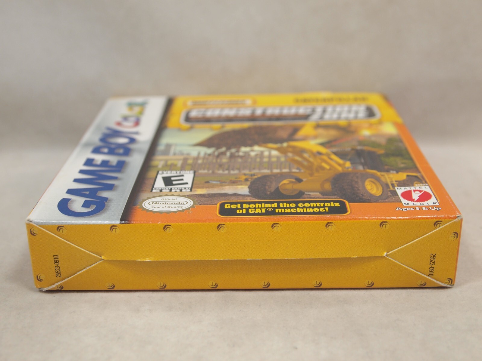 Matchbox Caterpillar Construction Zone (Game Boy Color | GBC) Authentic BOX ONLY