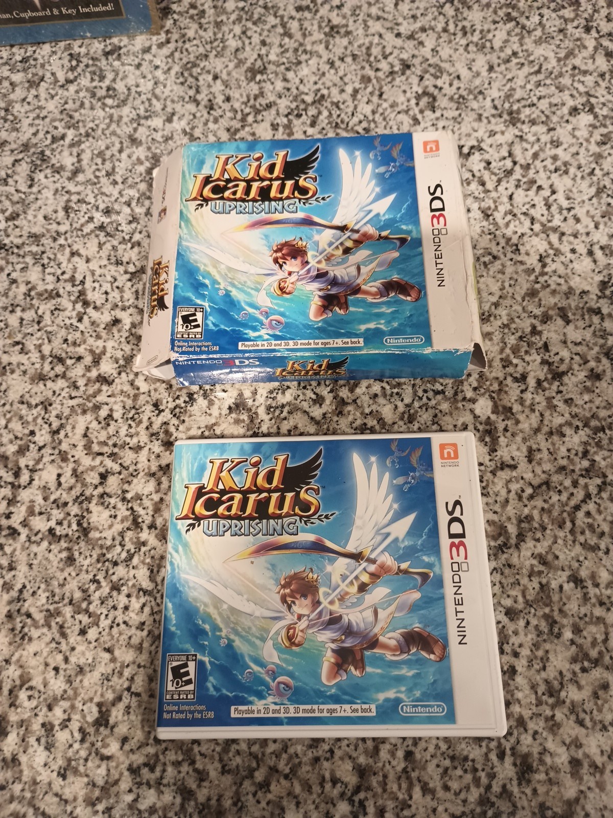 Kid Icarus Uprising nintendo 3DS original case manual Cards