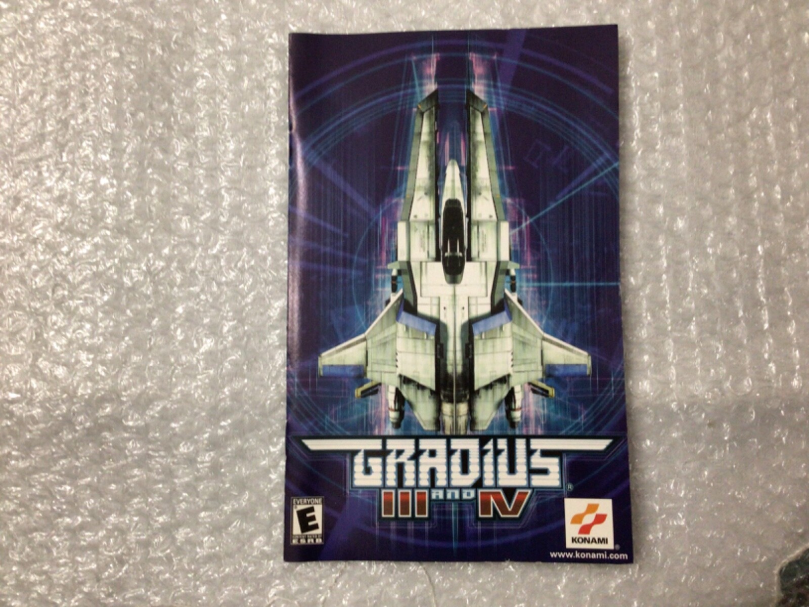 Gradius III and IV (Sony PlayStation 2, 2000) – CIB w/Case, Manual, Game Disc