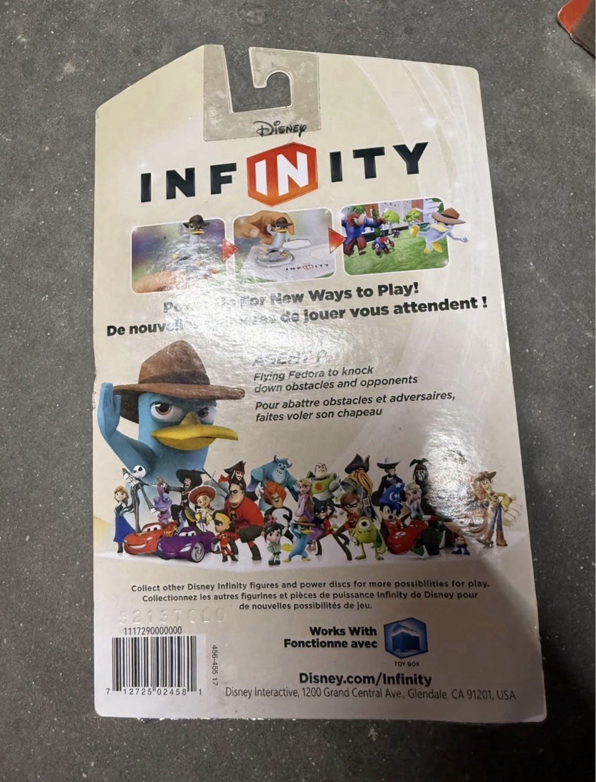 Disney Infinity – Agent P – Crystal Figure Toys ‘R’ Us Exclusive — New/Sealed