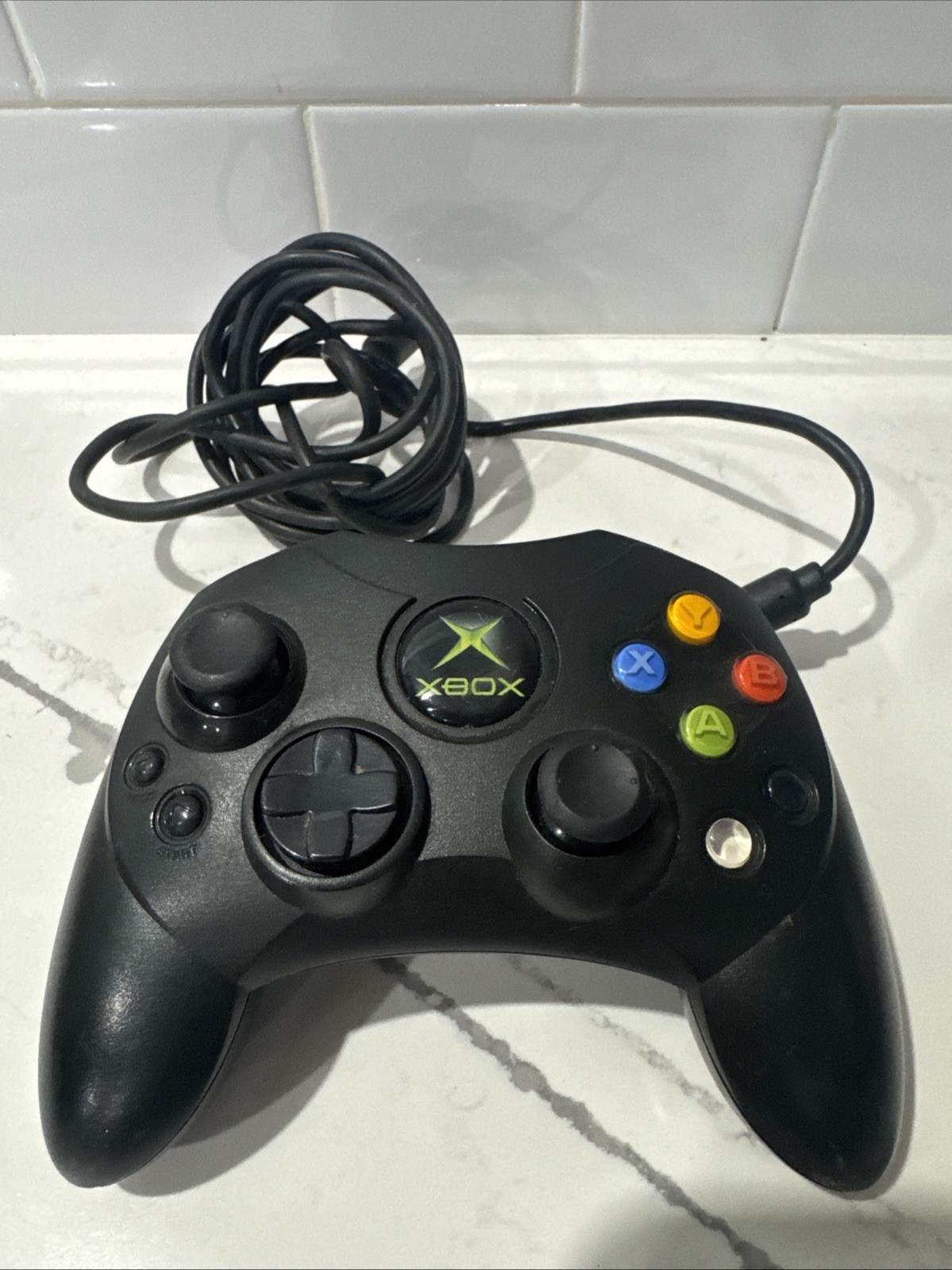 Original XBOX Controller S Wired X08-69873 Black OEM