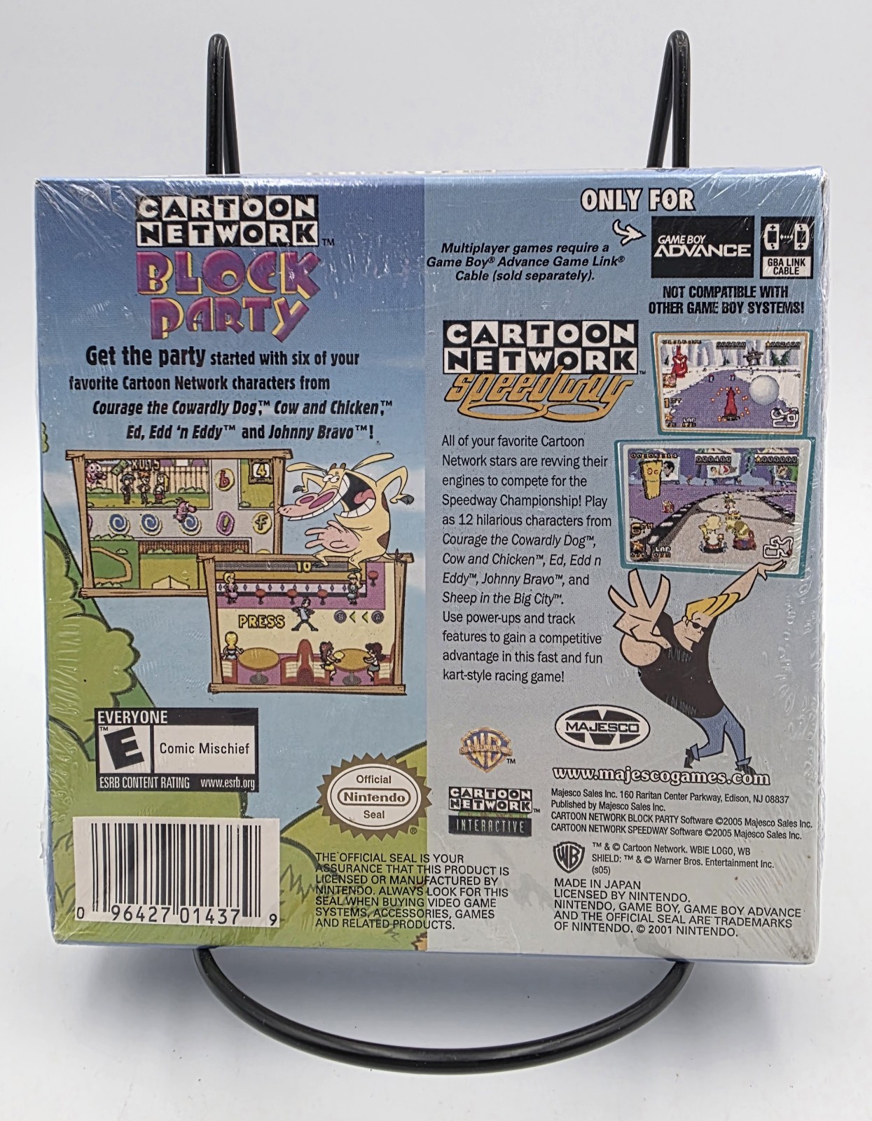 Cartoon Network BLOCK PARTY + SPEEDWAY (Nintendo GBA Gameboy Advance) New | NIB
