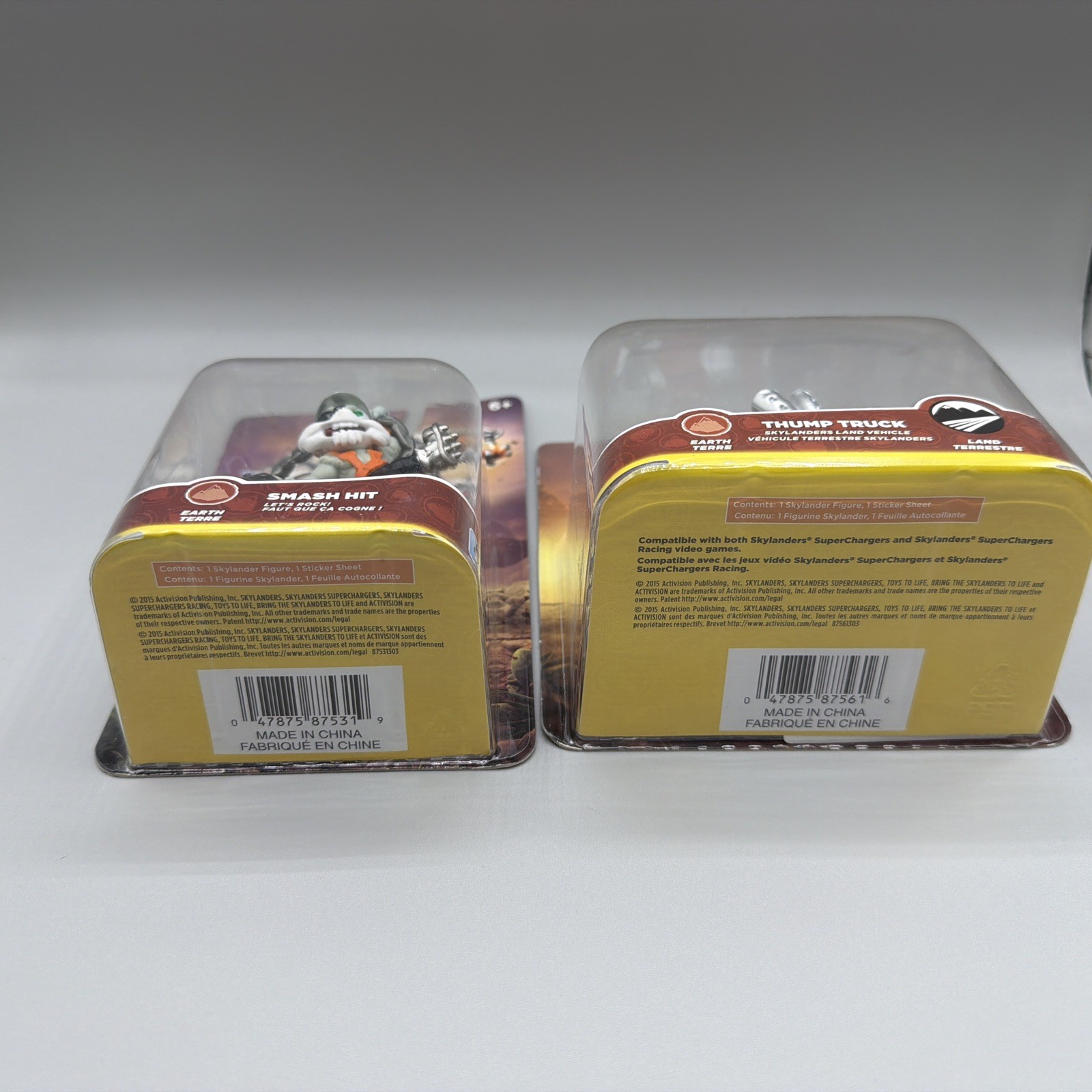 Skylanders Superchargers – Smash Hit & Thump Truck – 2 Pc Set. NEW