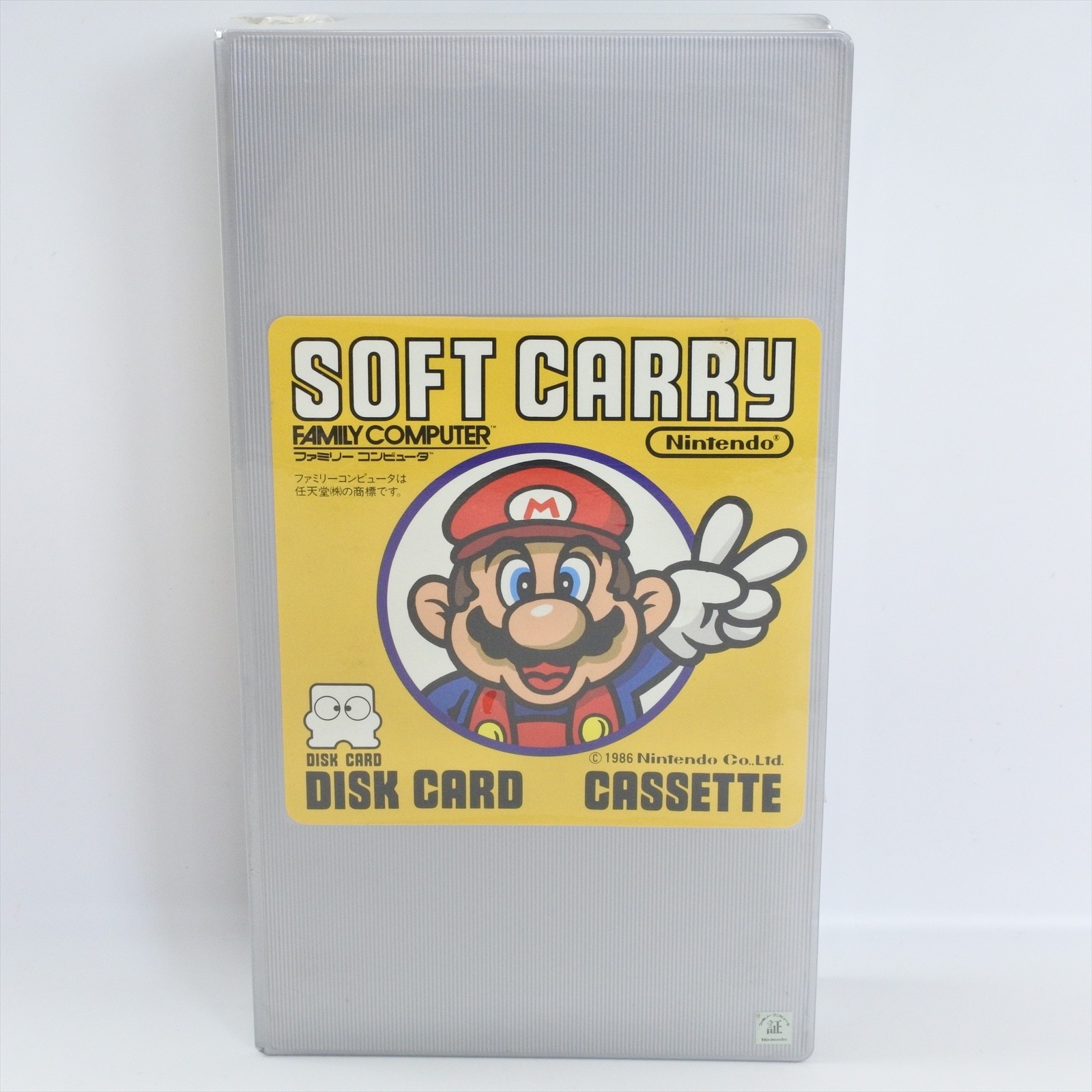 Nintendo Famicom Disk System Card Casette Carry Case MARIO Unused SNC-4CD 0902