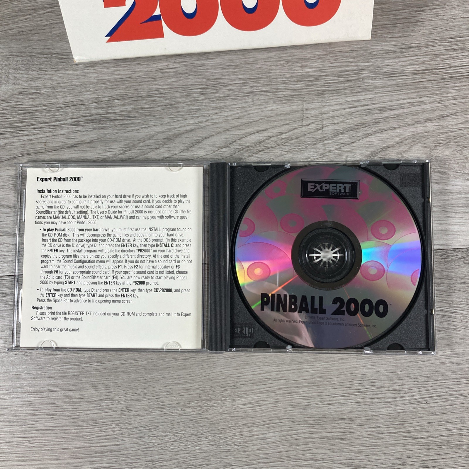 Pinball 2000 Vintage (PC CD-ROM Windows 95/98) Serious Pinball Big Box Expert