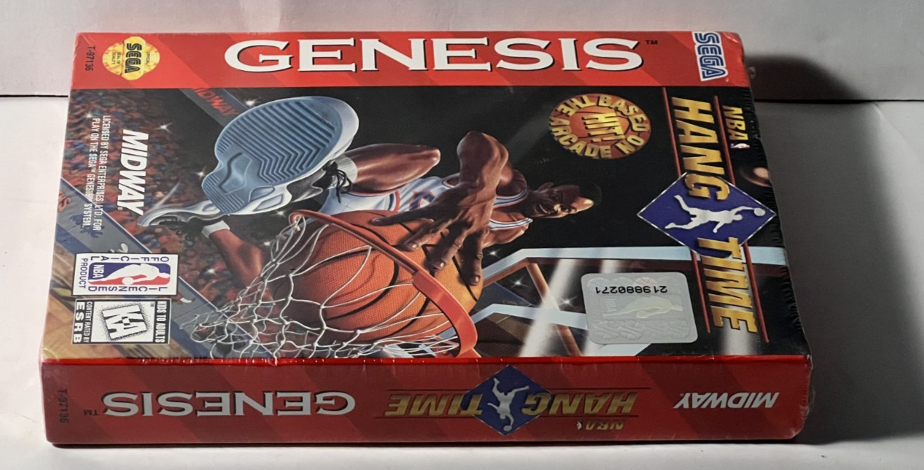 NBA HangTime (Sega Genesis, 1996) New