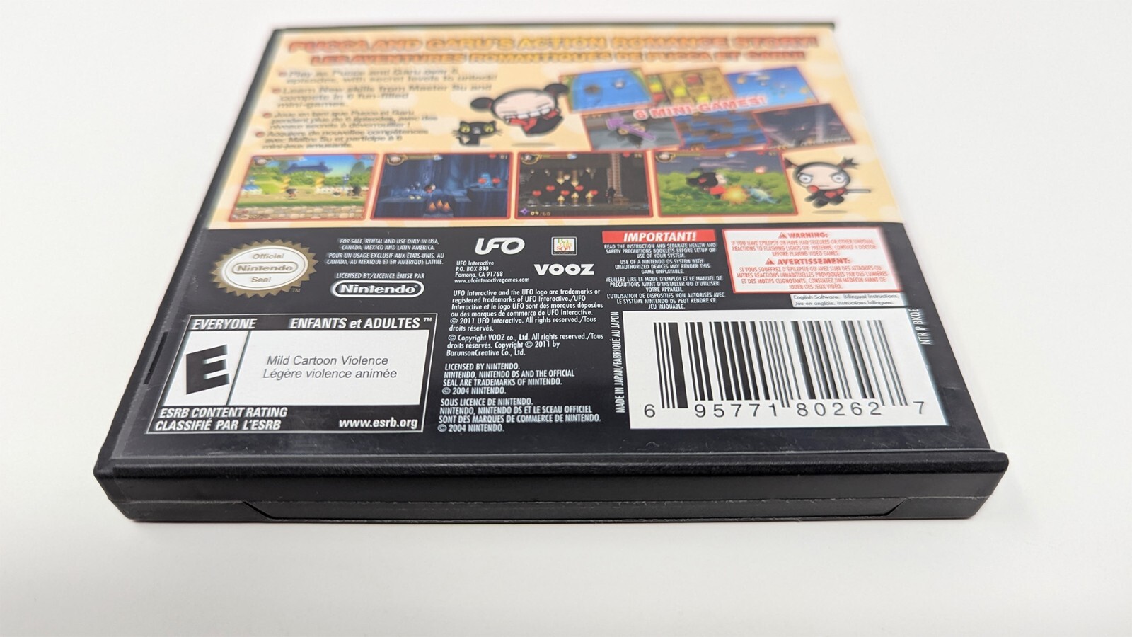 Pucca Power Up (DS) Case + Manual (No Game)
