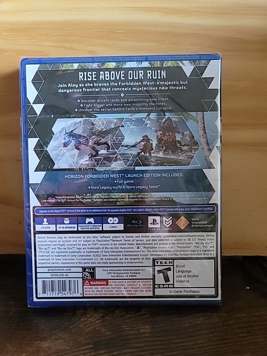 Horizon Forbidden West Launch Edition – PlayStation 4 (PS4 OR PS5)