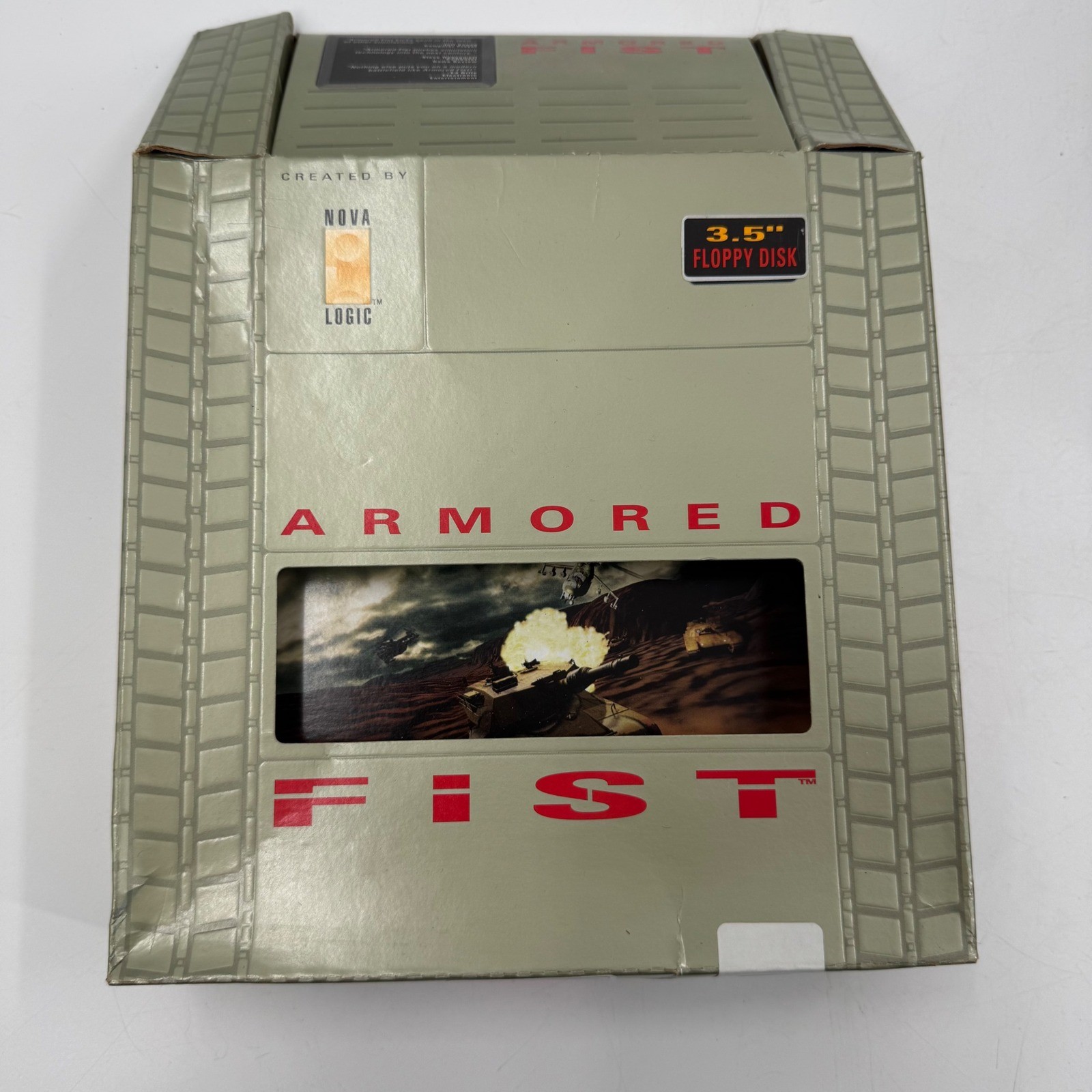Nova Logic Armored Fist PC Game 3.5″ Floppy Disk Vintage Complete in Box